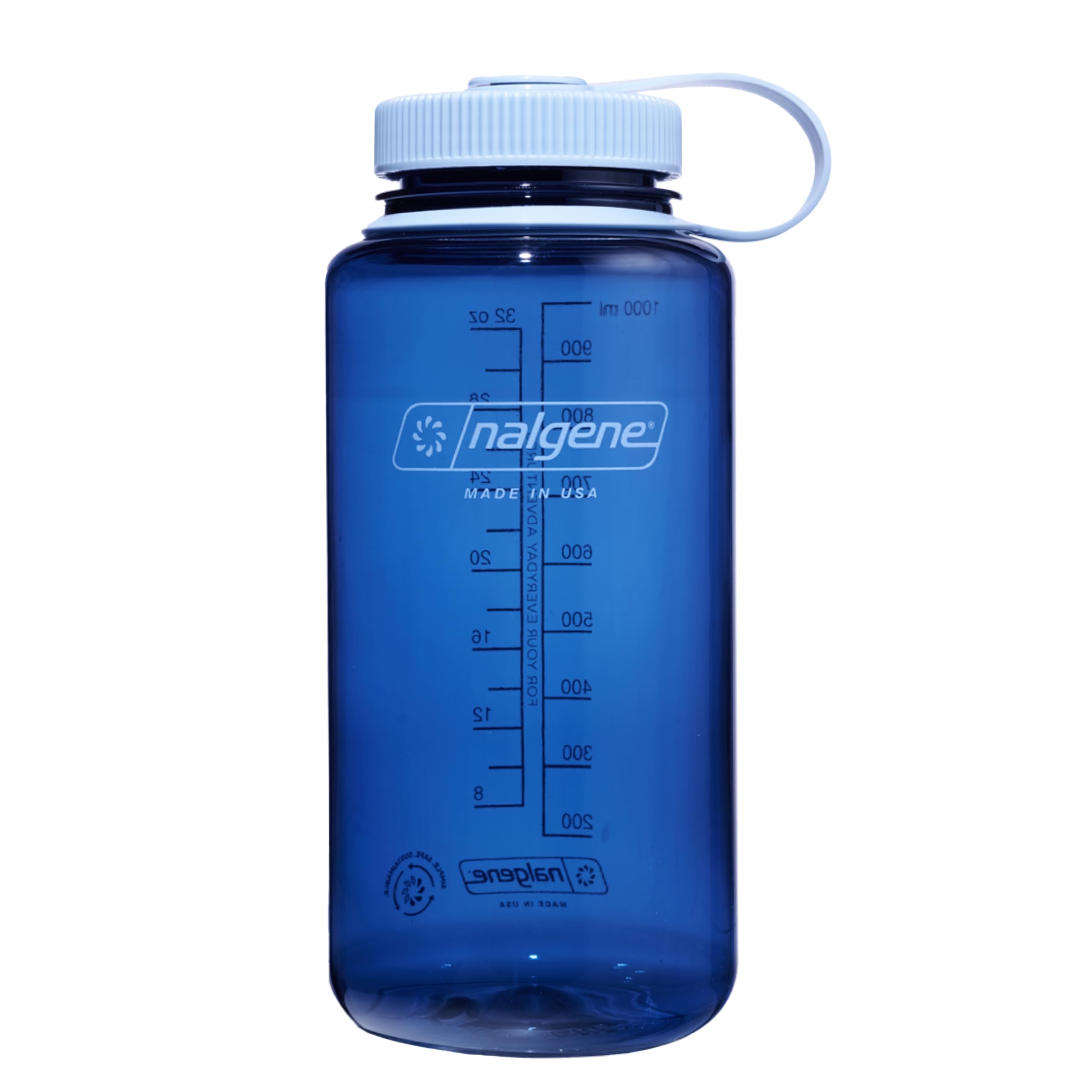 Nalgene Sustain Tritan Bpa-Free Water Bottle Made With Material Derived From 50% Plastic Waste (Using Iscc Certified Mass Balanc