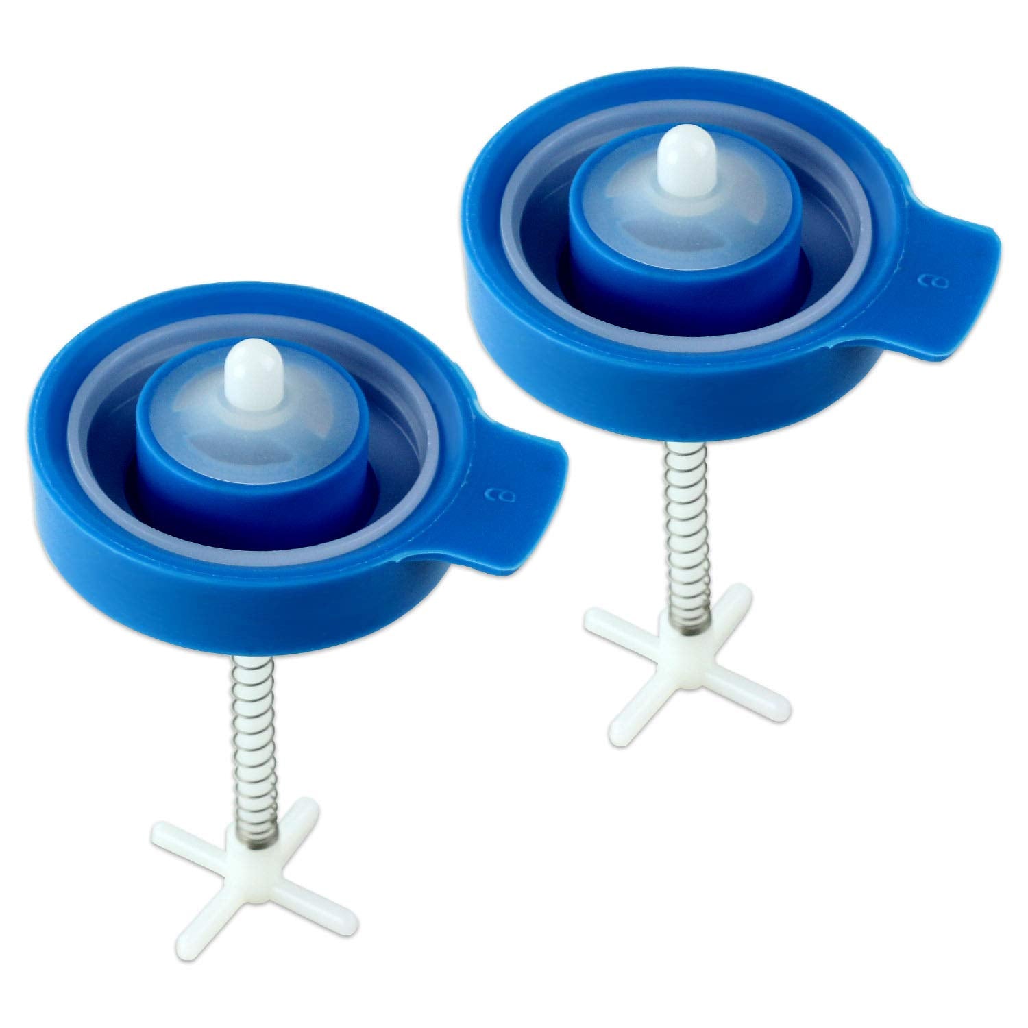 2Pk Trrwc01 Reusable No-Splash Cap For 48Mm Screw Top/Snap On Crown Top (Needs To Remove Inside White Ring) 3 & 5 Gallon Bottles