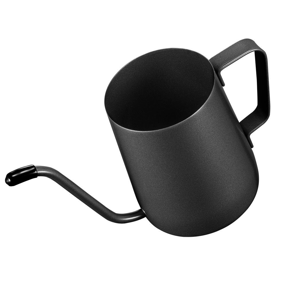 Pour Over Kettle Gooseneck Long Narrow Drip Spout Coffee Tea Pot (12 Oz) - Black, 350Ml