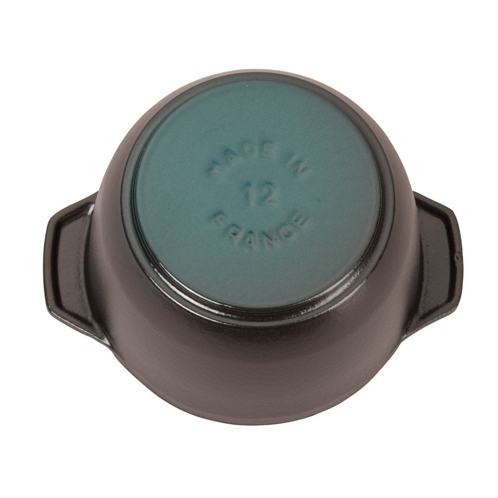 Staub Cast Iron 0.75-Qt Petite French Oven - Matte Black, Made In France