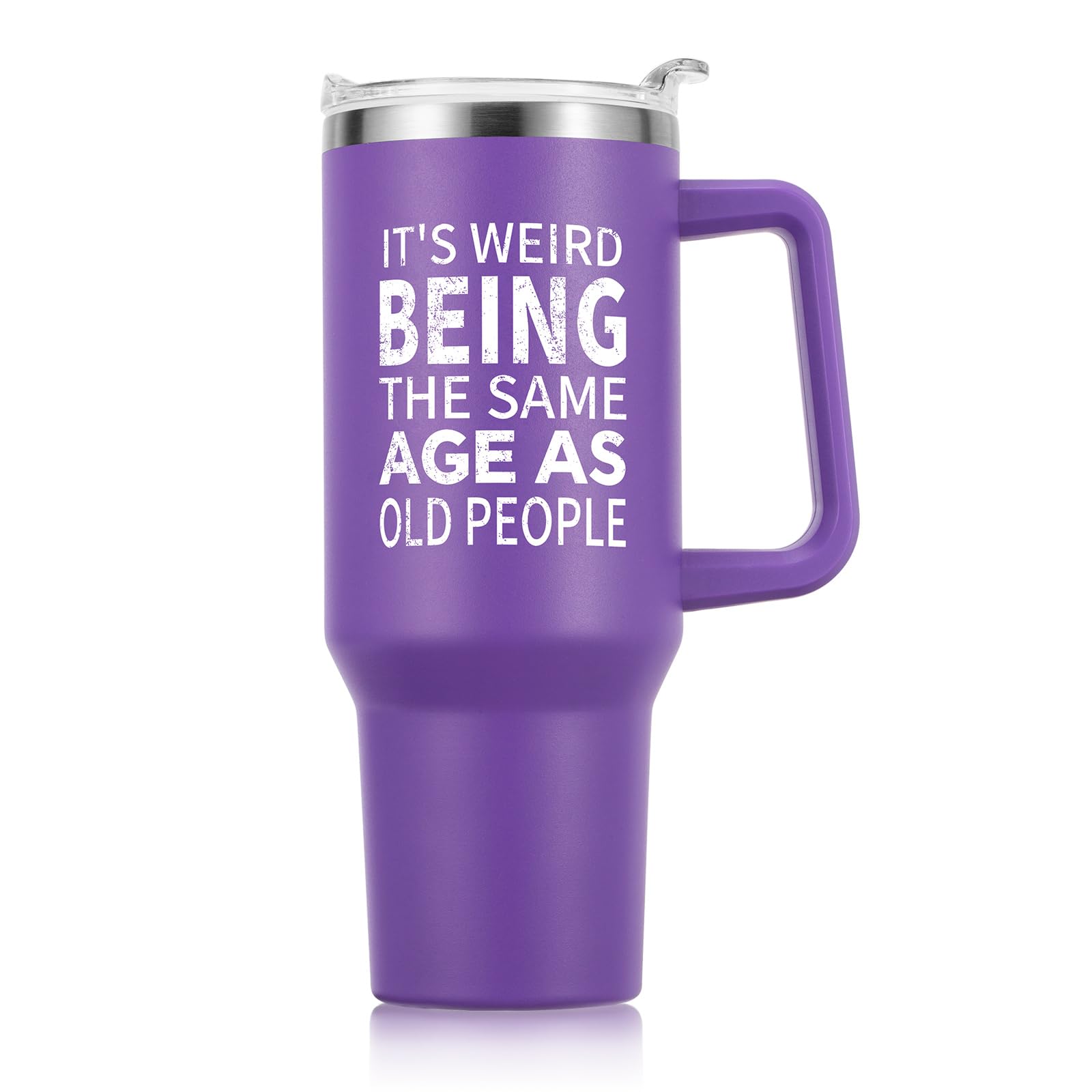 NOWWISH Gifts for Women, 40 oz Tumbler, Funny Birthday Gifts for Her, Wife, Mom, Grandma, Best Friend - Purple