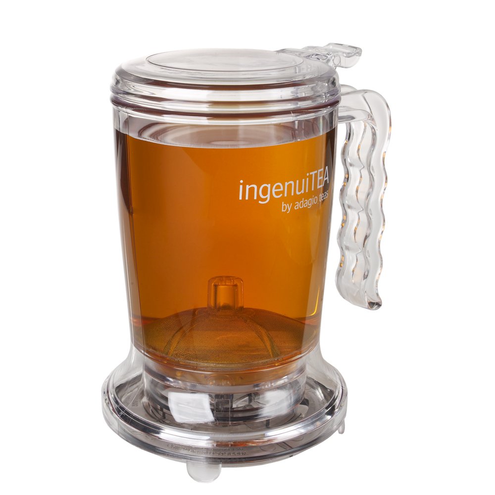 Adagio Teas Ingenuitea Bottom-Dispensing Teapot,Clear,16 Oz