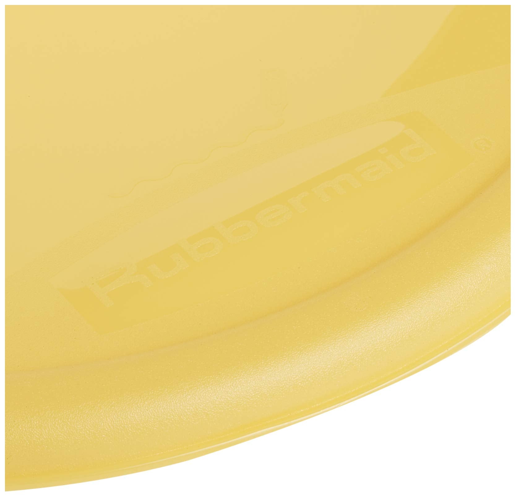 Rubbermaid Commercial Lid, For Round Food Storage Container, Yellow, Fits 12-22 Qt. Containers