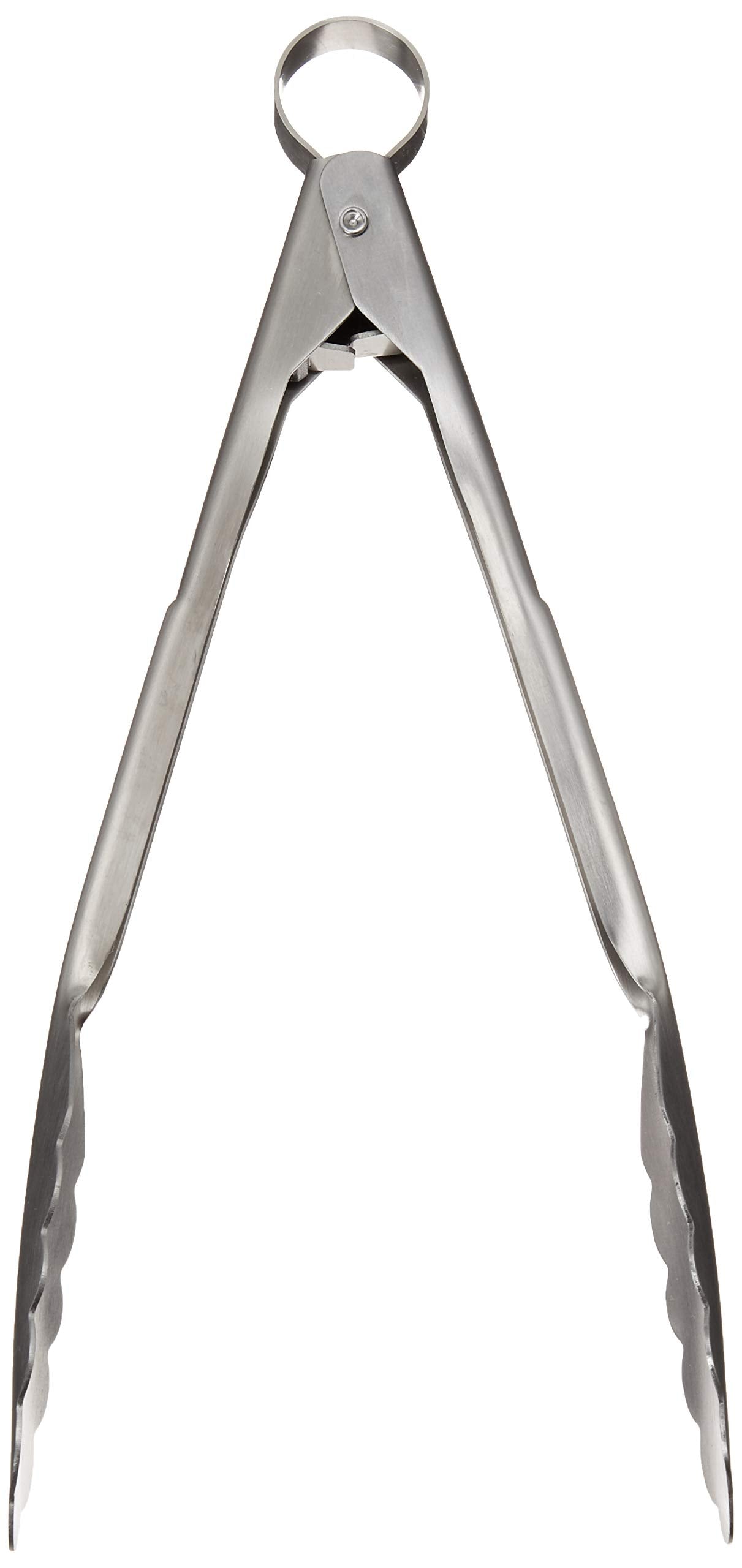 Cuisipro Locking Tongs, 9.5-Inch, Silver