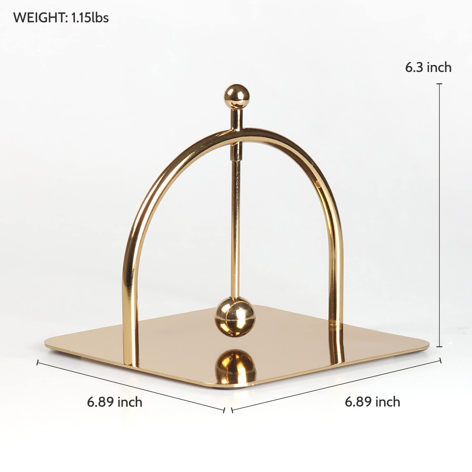 Lesermoorer Alloy Napkin Holder,Modern Fashion Style Luxury Napkin Holder For Tables, Dining, Picnic Table, Home Decor, Modern,