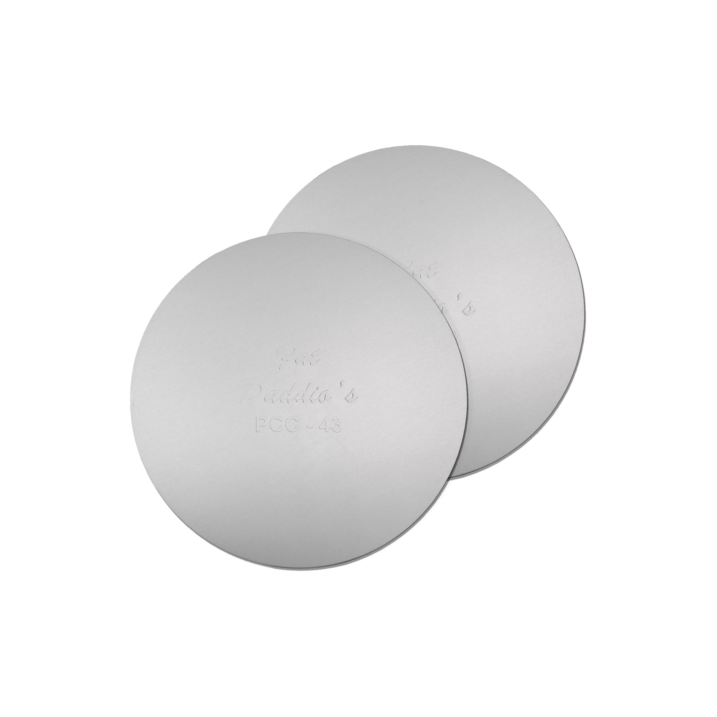 Fat Daddios PCB-4PK Anodized Aluminum Replacement Bottom for 4 Inch Cheesecake Pan, Set of 2