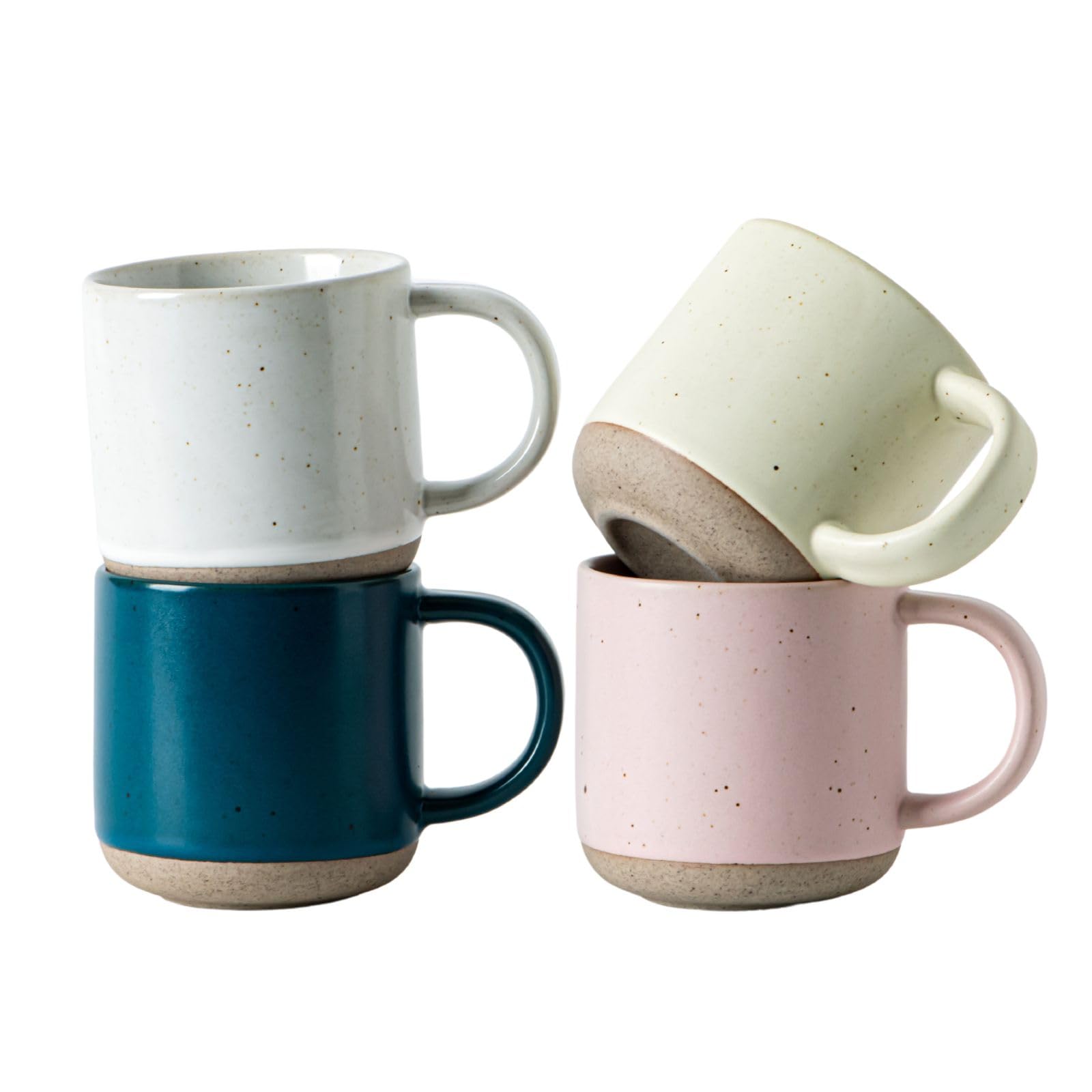 5oz Small Espresso Cups Set of 4, Ceramic Lungo Coffee Mug, Double Shot Cup