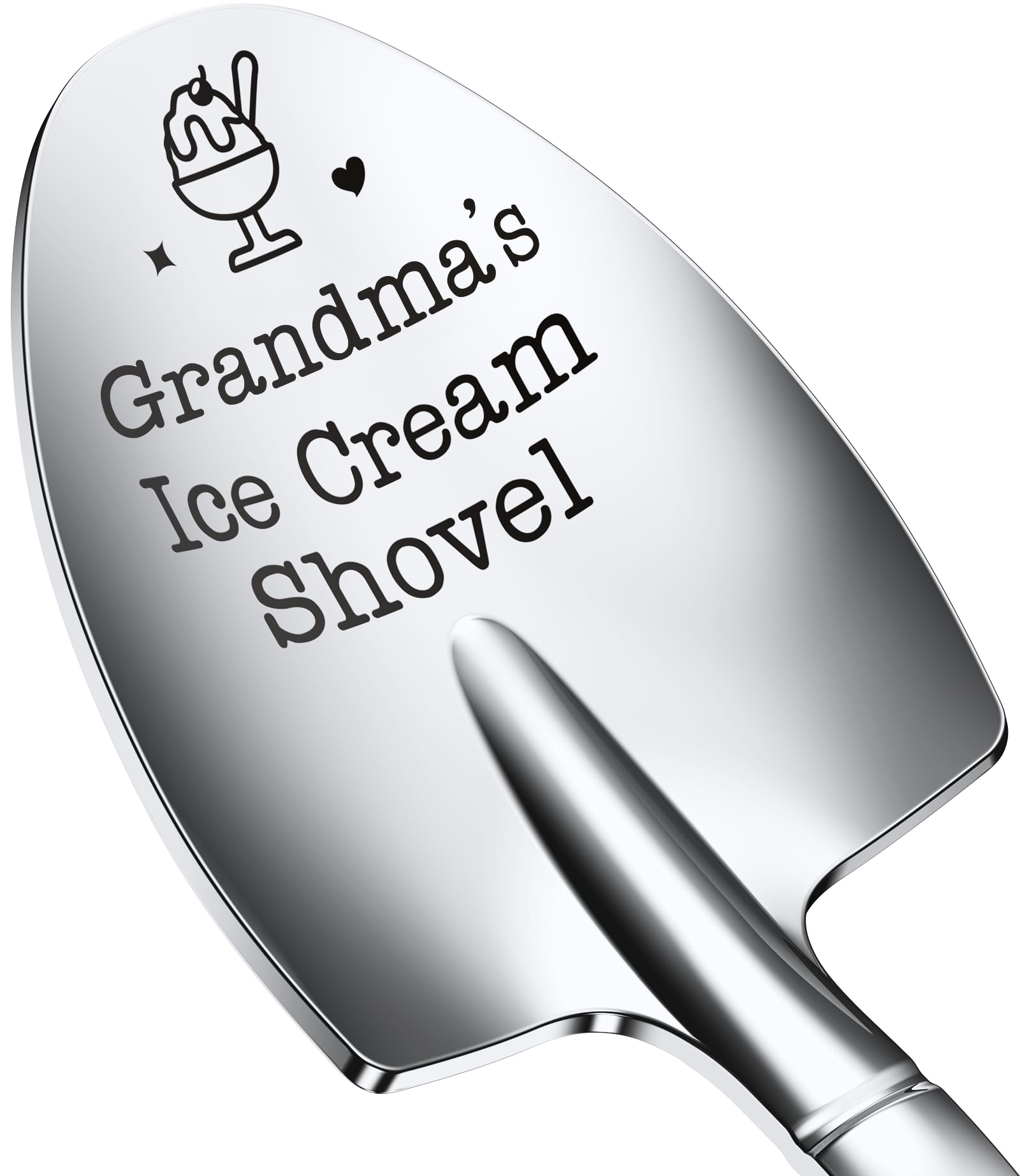 Mothers Day Gifts for Grandma, Large Grandmas Ice Cream Shovel,Icecream Scoop Stainless Steel, Grandma Mothers Day Gift Annivers