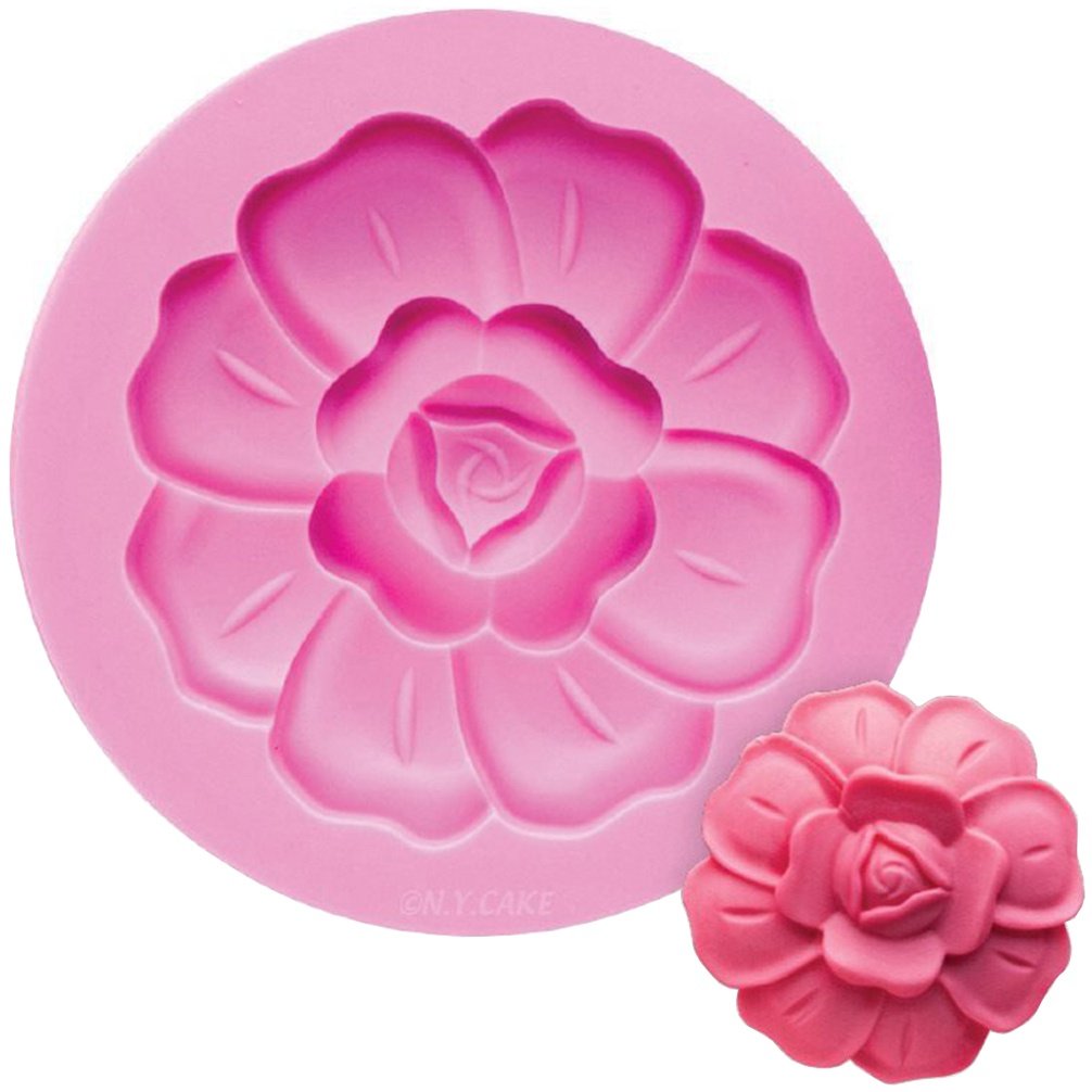 Ny Cake High Fashion Rose Lisa Mansour Silicone Mold, Multi
