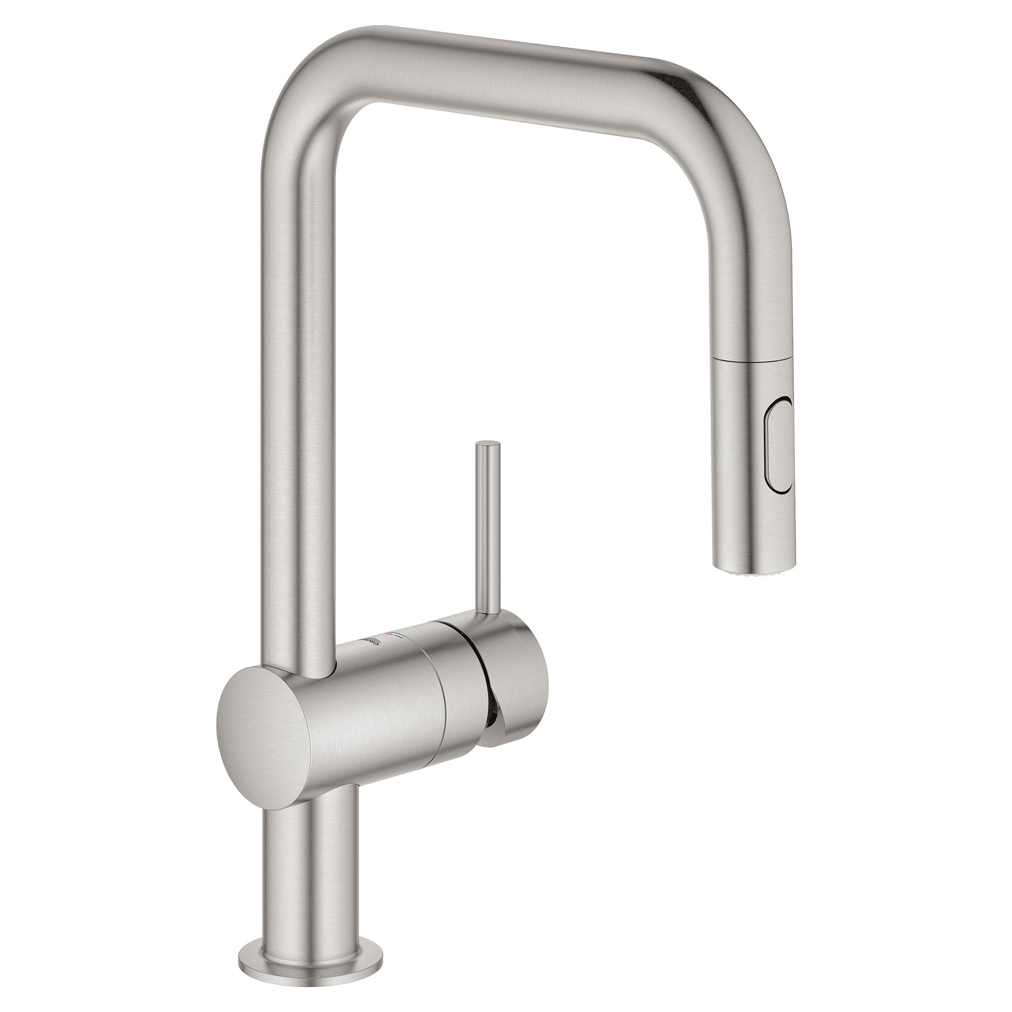 GROHE 32319DC3 Minta Pull-Down U Kitchen Faucet Supersteel (Stainless Steel)