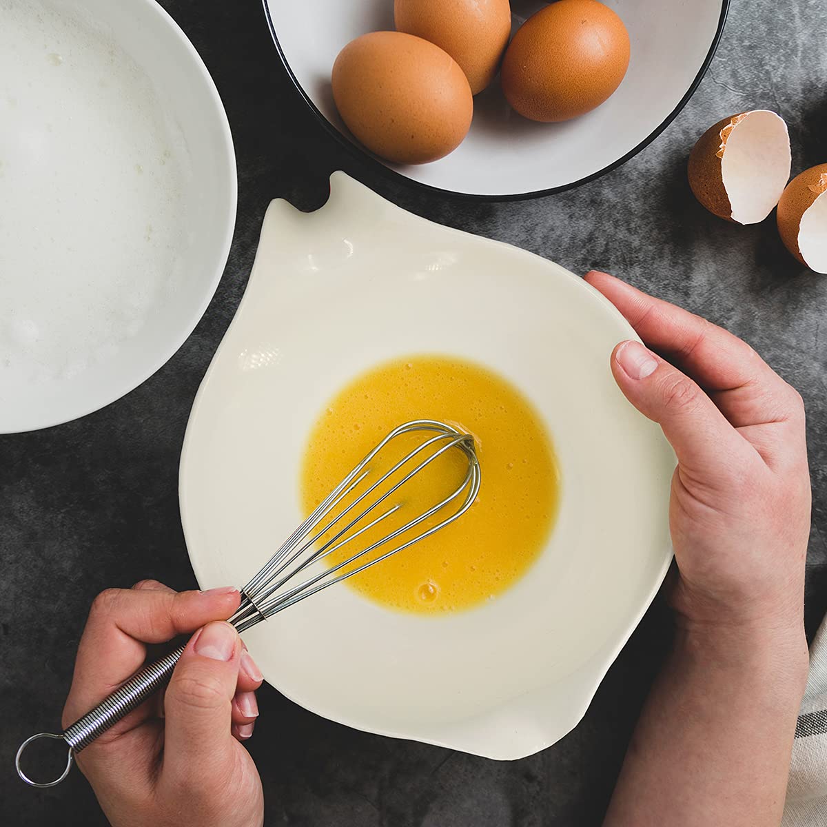 Glad Mixing Bowl With Handle - 3 Quart | Heavy Duty Plastic With Pour Spout And Non-Slip Base | Dishwasher Safe Kitchen Supplies