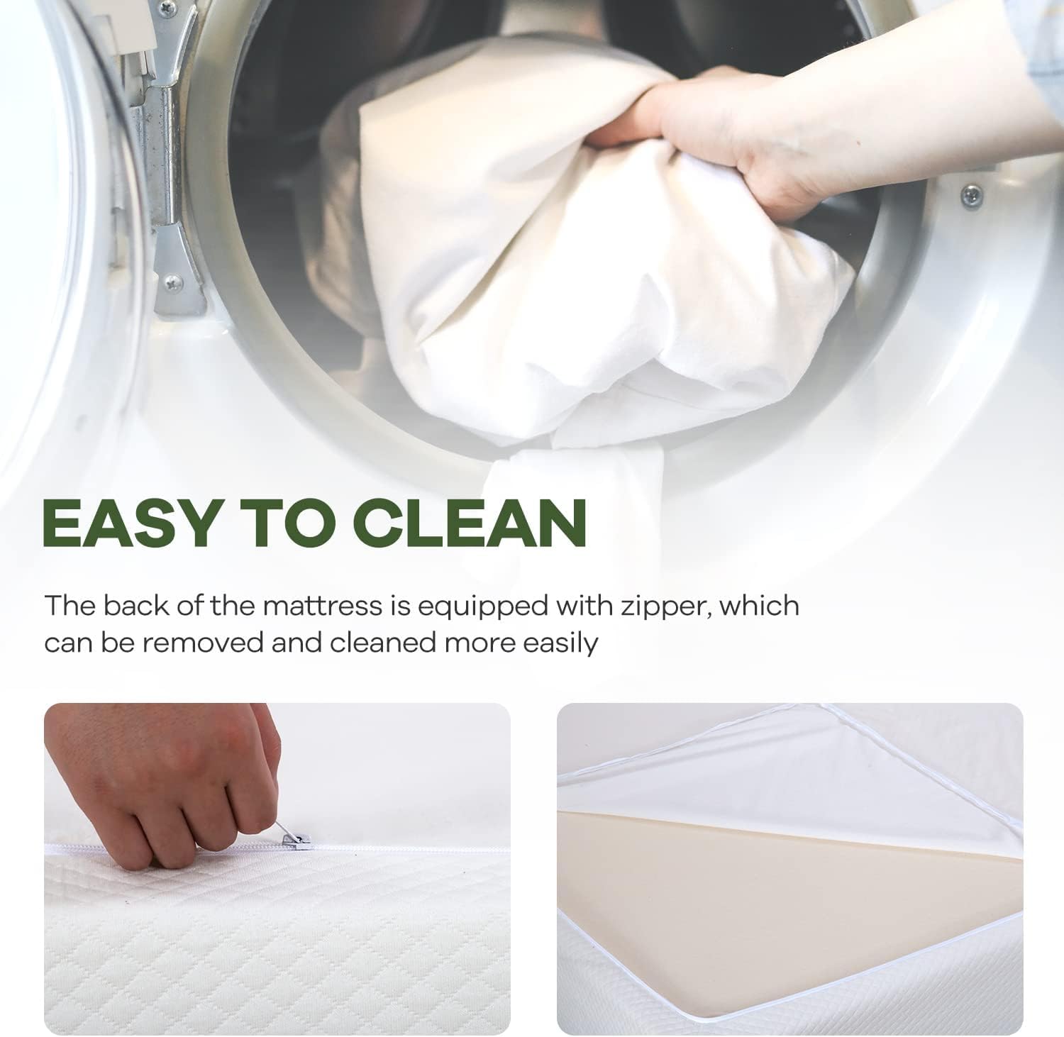 8 Inch Full Gel Memory Foam Mattress Pressure Relieving, Cooling Gel Foam, Certipur-Us Certified, Bed-In-A-Box, White