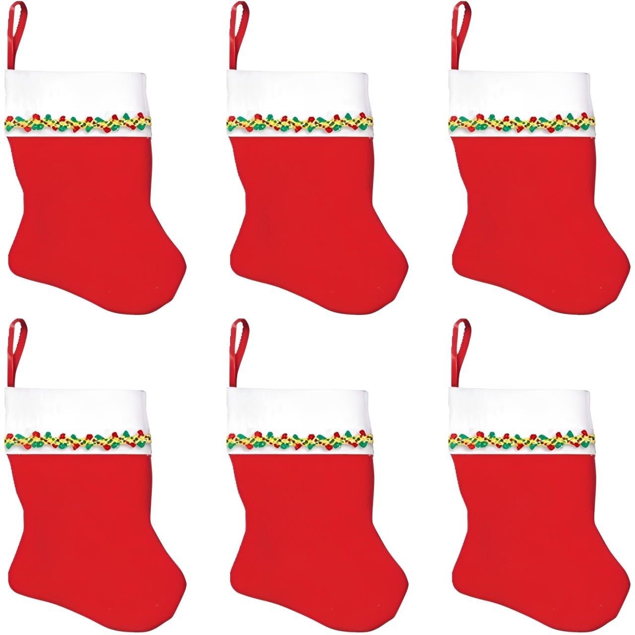 Amscan 370005 Party Supplies  5'' Each  Red/White