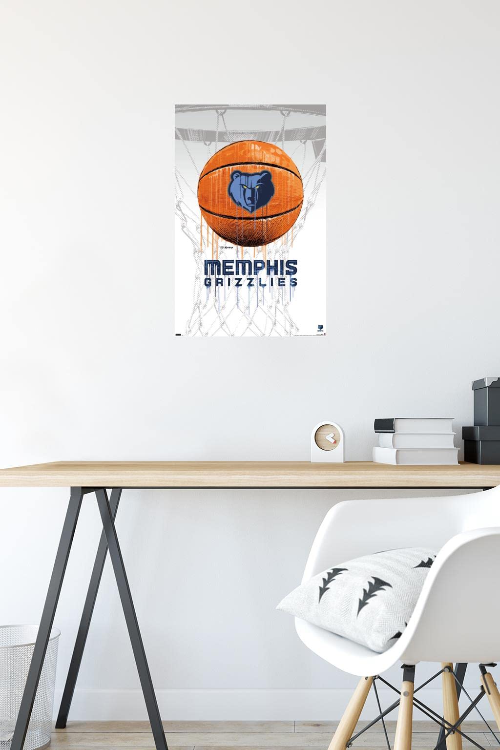 Trends International Nba Memphis Grizzlies - Drip Basketball 21 Wall Poster, 14.725'' X 22.375'', Premium Unframed Version