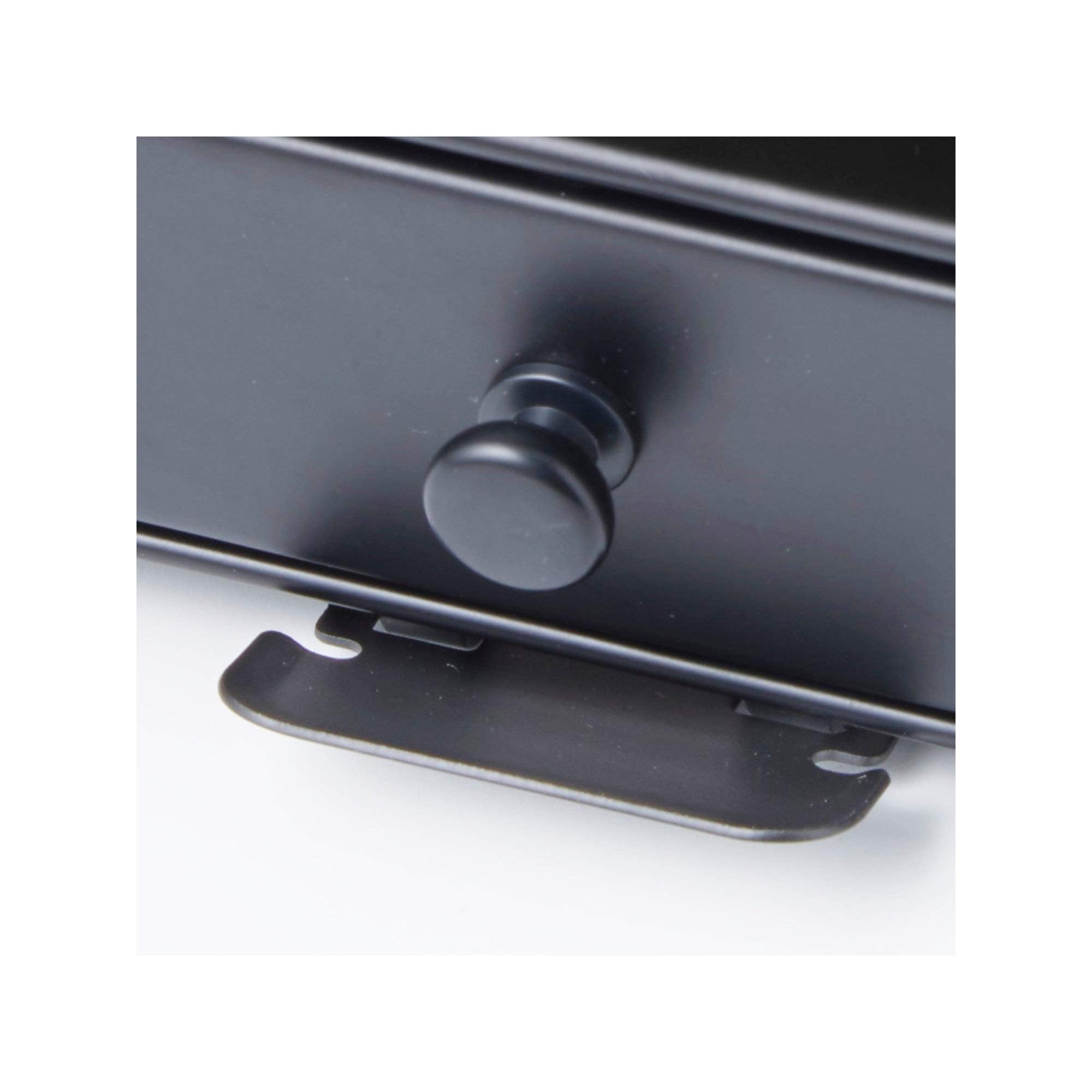 Nifty Solutions Coffee Pod Drawer - Rolling Storage for 36 K-Cups, Black Steel Organizer