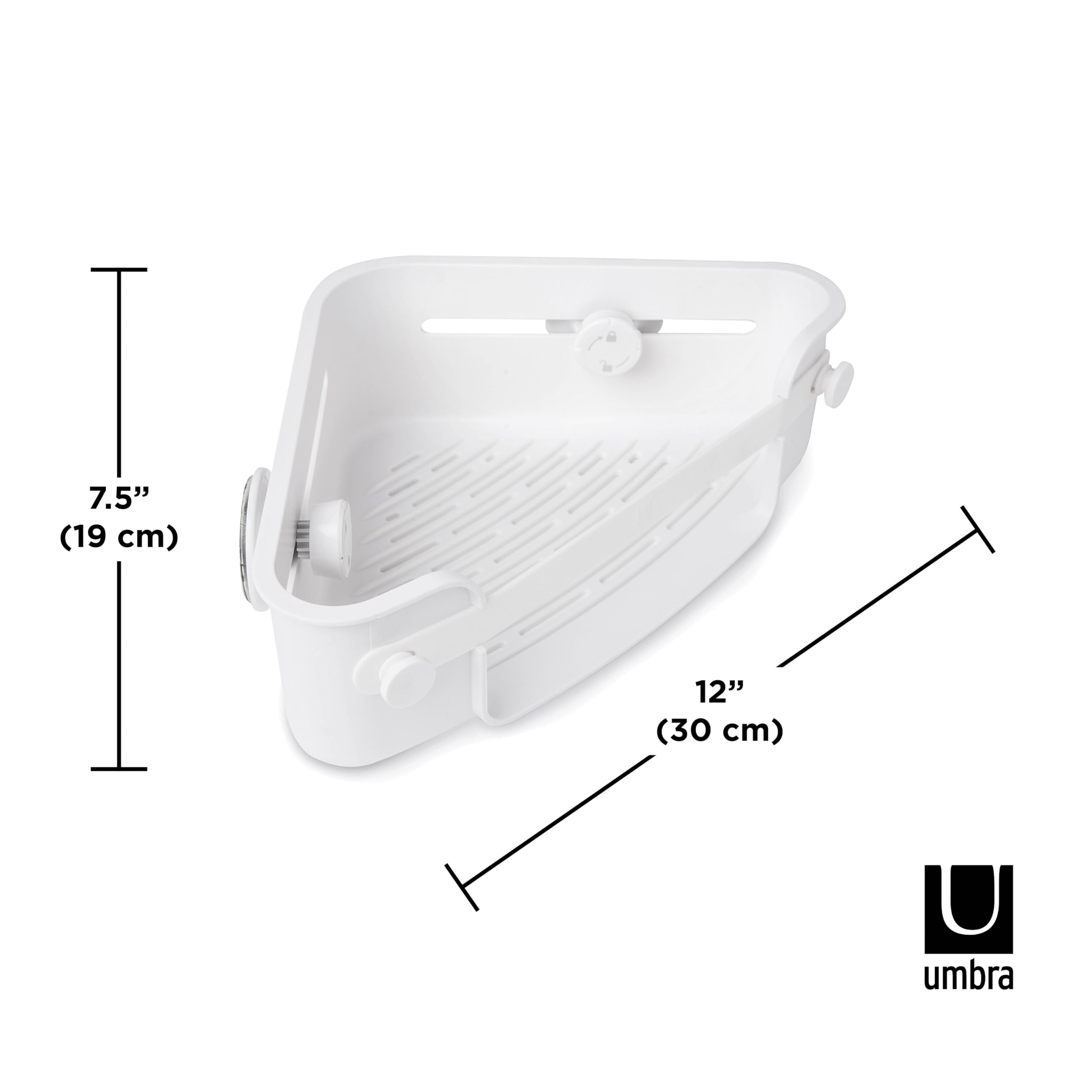 Umbra Flex Gel Lock Corner Shower Bin