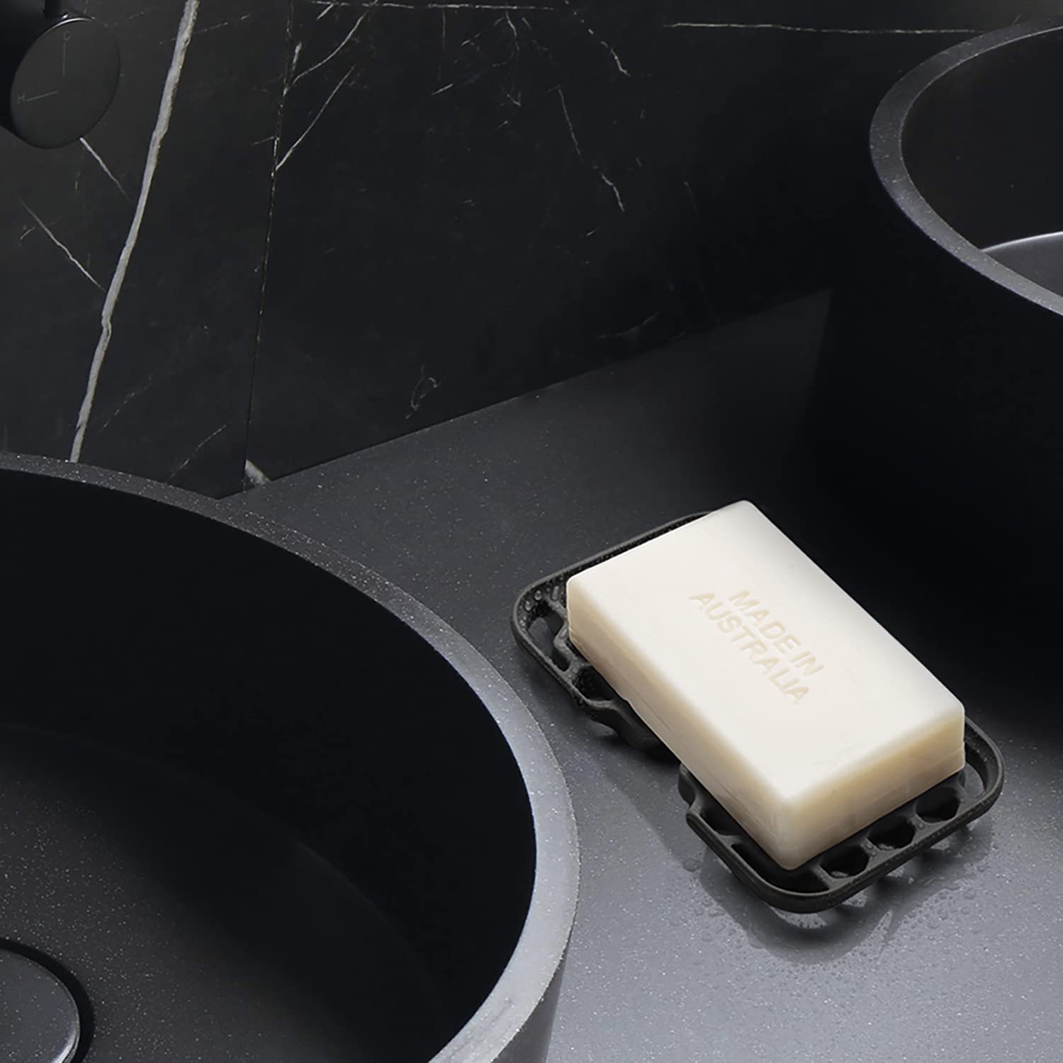 Tooletries - The Duke Soap Dish - Silicone Soap Holder, Shower Soap Tray Holder - Bathroom & Shower Accessories - Features Easy