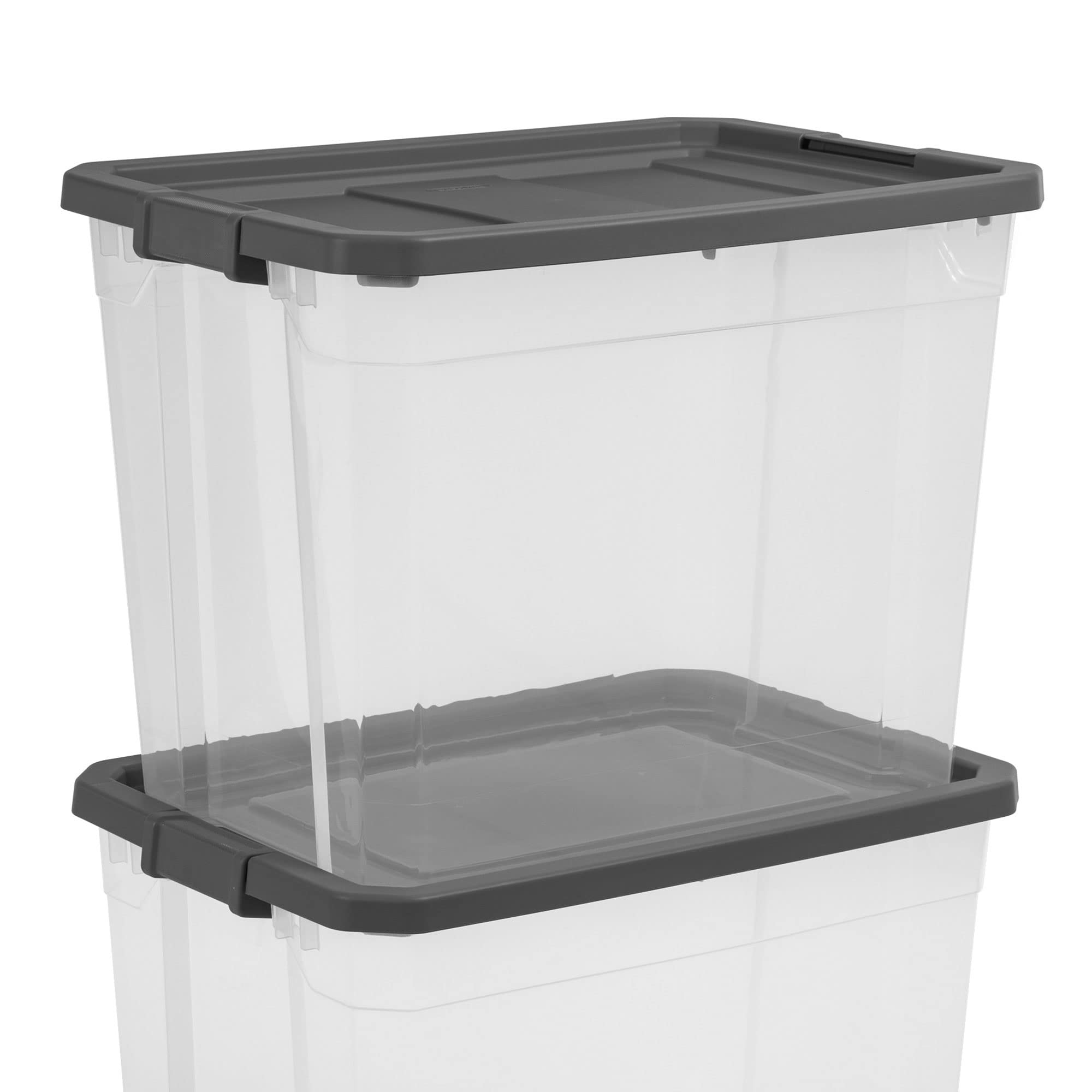 Sterilite Box Stacker Modular Clr 108Qt 14783V04