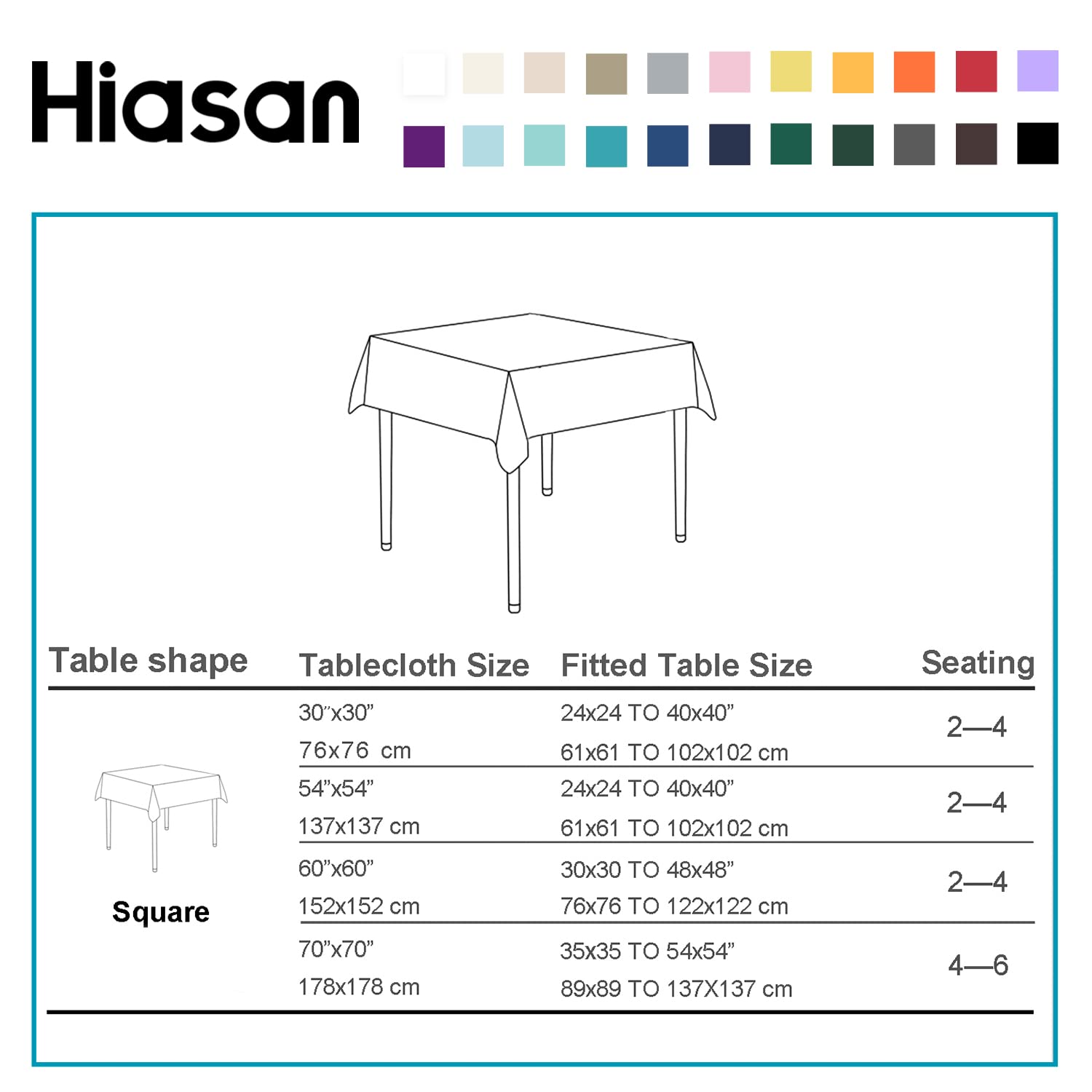 Hiasan 2 Pieces Red Tablecloth Square - Wateproof And Spillproof Kitchen Christmas Washable Polyester Table Cloth For Dining Roo