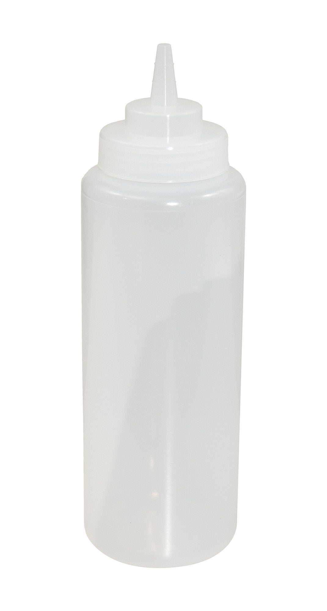 Crestware Sb32Cw (1 Dz.) Squeeze Wide Mouth Bottle (1 Dozen), 32 Oz, Clear