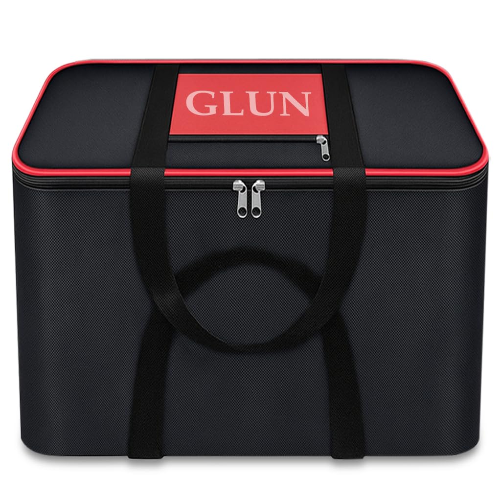 Glun Underbed Storage Bag, 67L Capacity With Double Sided Handle Multipurpose, TwoWay Zipper Closing, Front Pocket, Clothing St