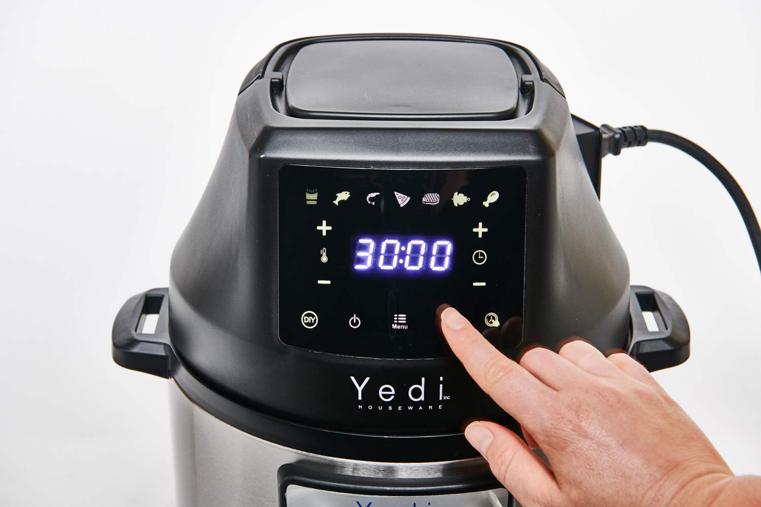 Yedi Capital Air Fryer Lid And Dehydrator, 7 Presets, Diy Function, And Delay Start Function