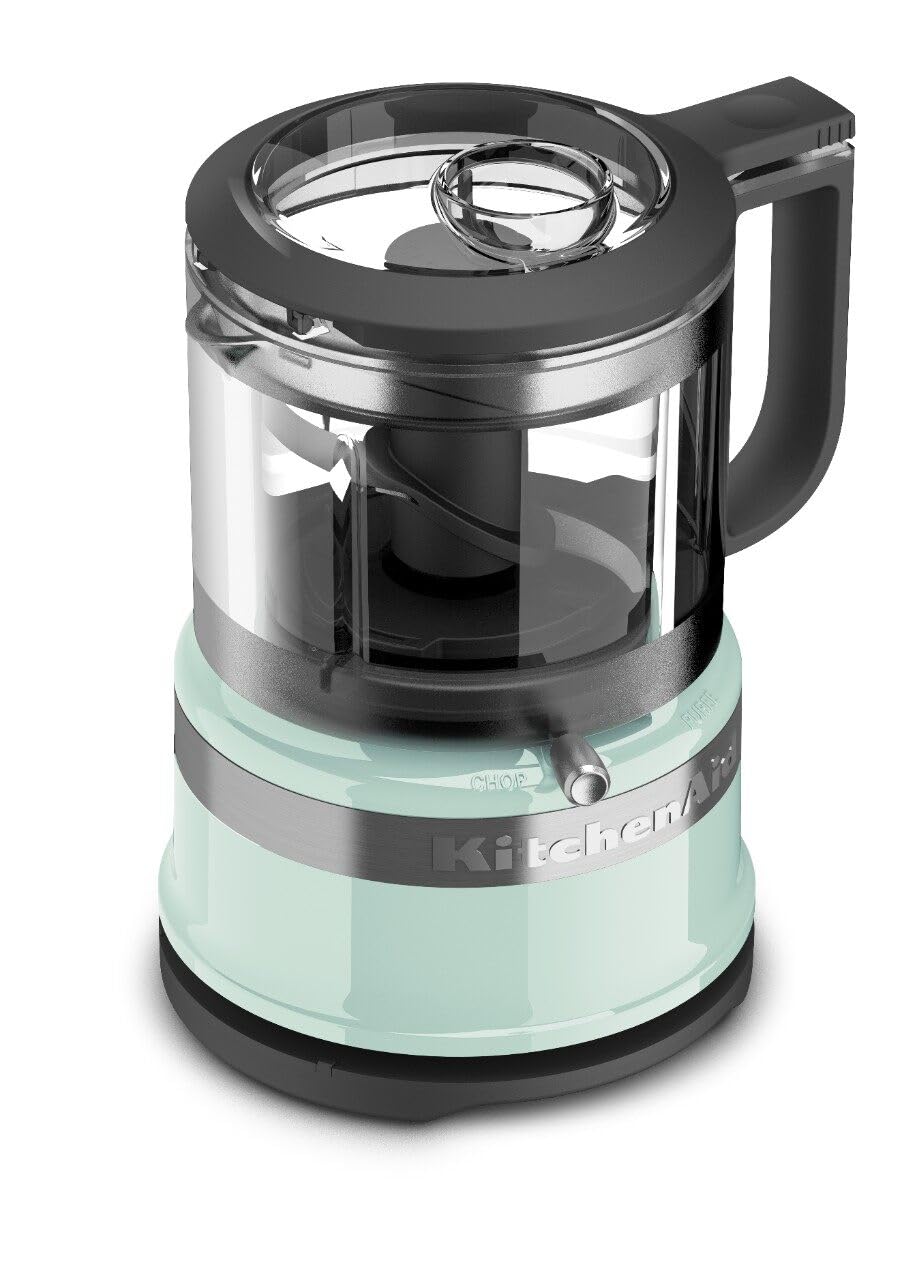 KitchenAid KFC3516IC 3.5 Cup Food Chopper - Ice Blue, Compact Design for Quick Meal Prep