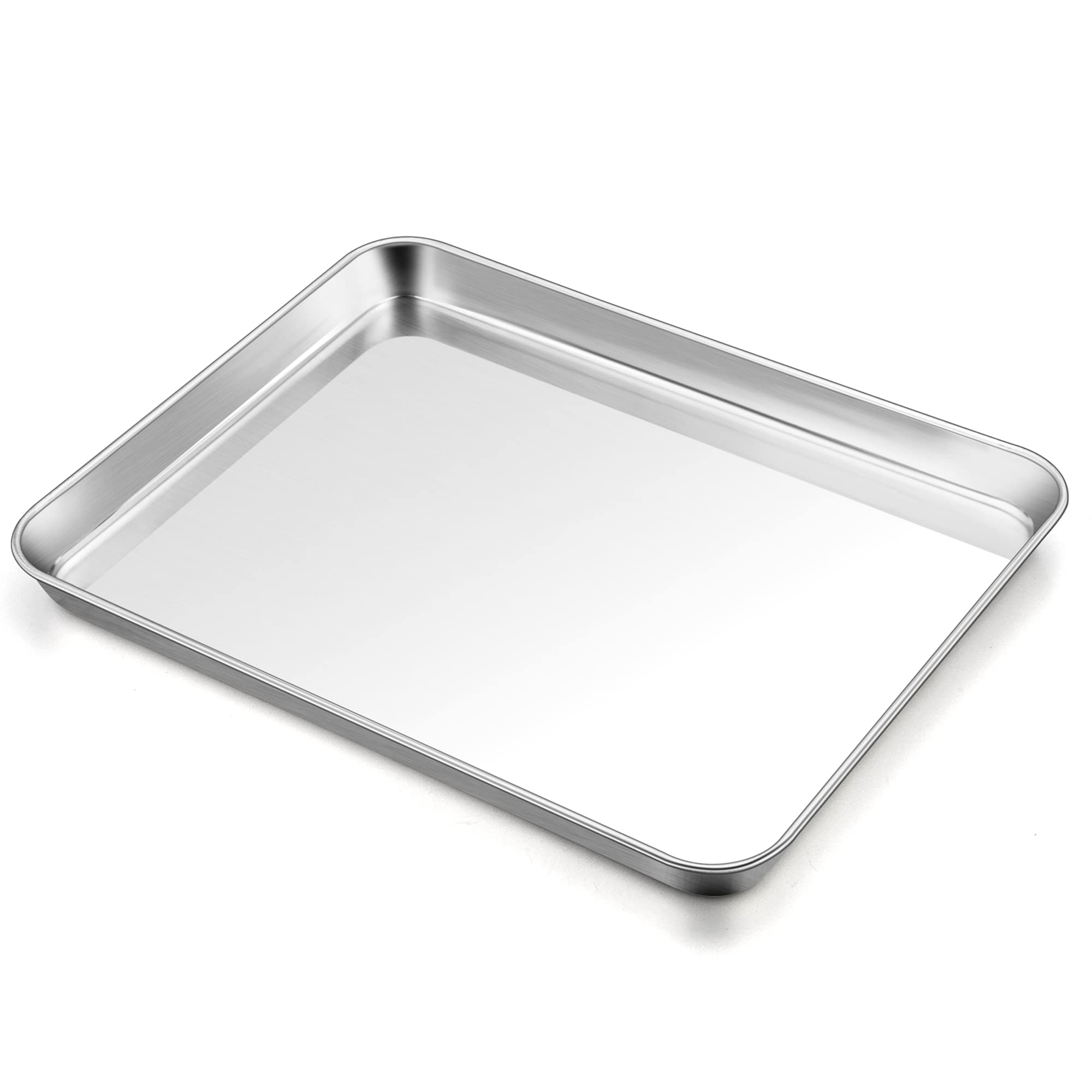 Teamfar Baking Sheet, 17.6 X 13 X 1 Stainless Steel Large Cookie Sheet Baking Tray Pan For Oven, Non-Toxic & Healthy, Rust Free