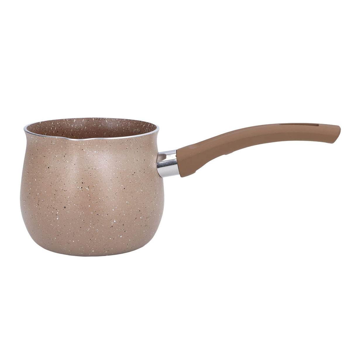 Aluminium Alloy Nonstick Milk Pan, Single Handle Anti-Scalding Sauce Pan Sauce Pot, Mini Saucepan Coffee Pot Egg Boiling Pot For