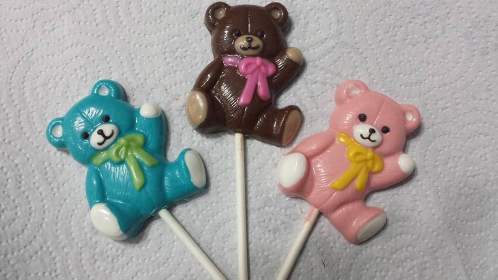 Candy Molds N More Teddy Bear Lollipop Chocolate Candy Mold Baby Shower 684