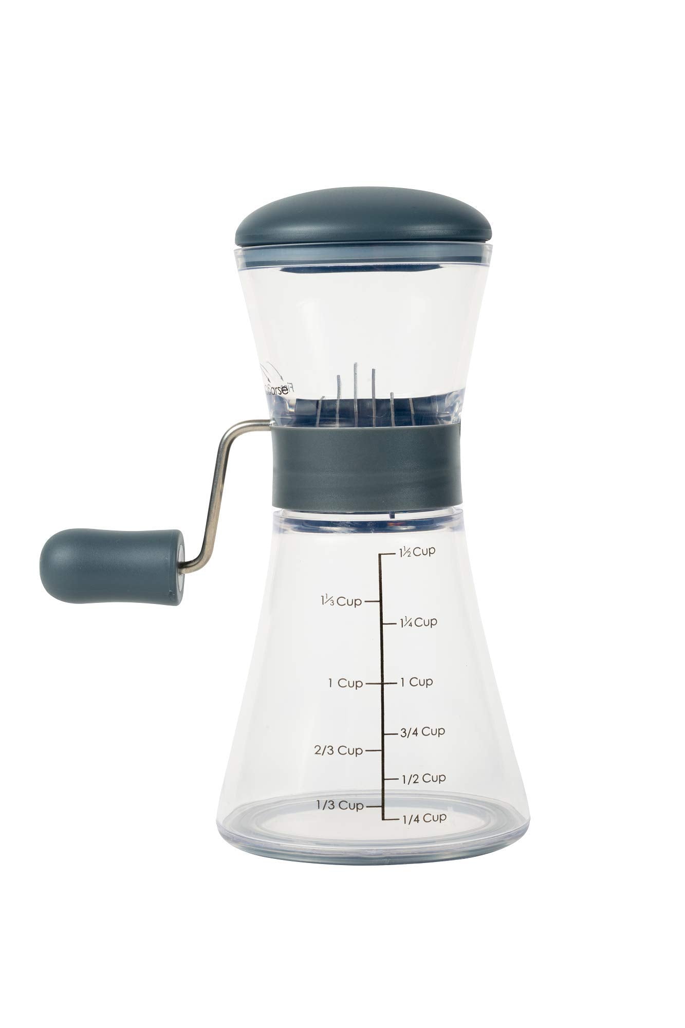 Prepworks By Progressive Nut Chopper With Non-Skid Base, Gray