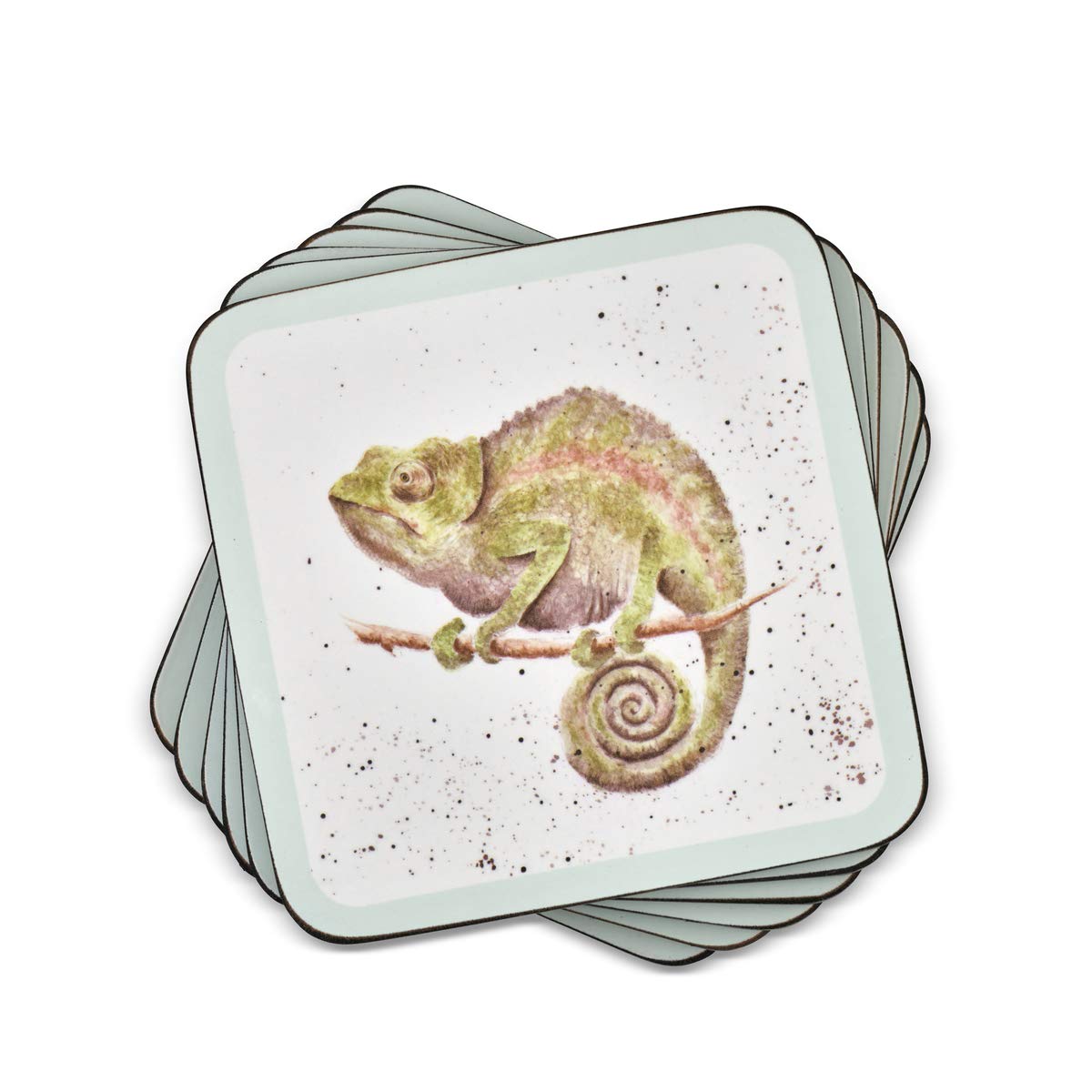 Pimpernel Wrendale Designs Zoological Collection Coasters | Set Of 6 | Cork Backed Board | Heat And Stain Resistant | Drinks Coa