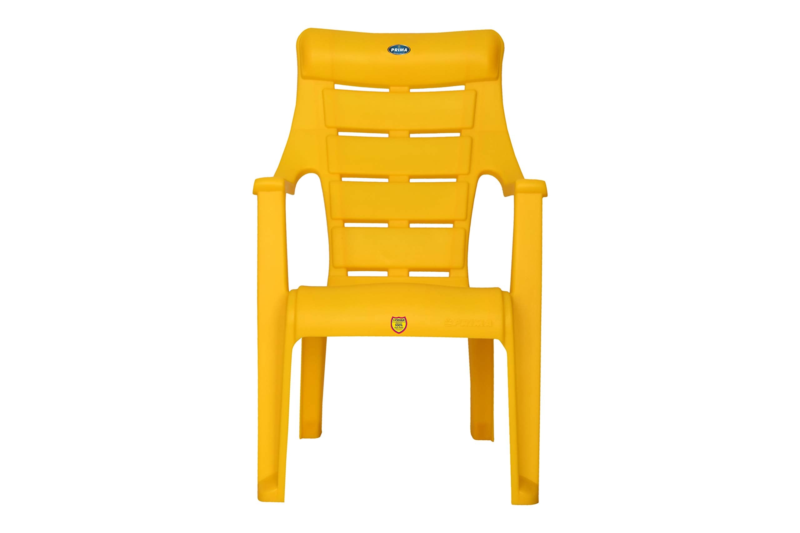 Prima Baby Plastic Chair 125 Modern And Comfortable With Backrest For Study | Play | Desk | Kids With Arms For Home/School/Dinin