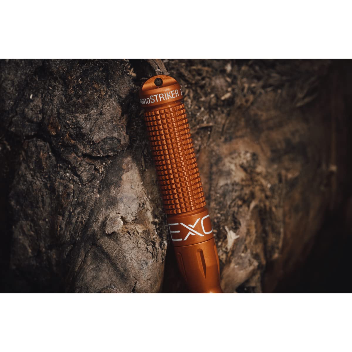 Exotac nanoSTRIKER XL Self Contained Ferrocerium Fire-Starter with Stainless Steel and Tungsten Carbide Striker  Waterproof 1/4 in. Ferro Rod Produces Up To 3 000 Fire-Starting Strikes