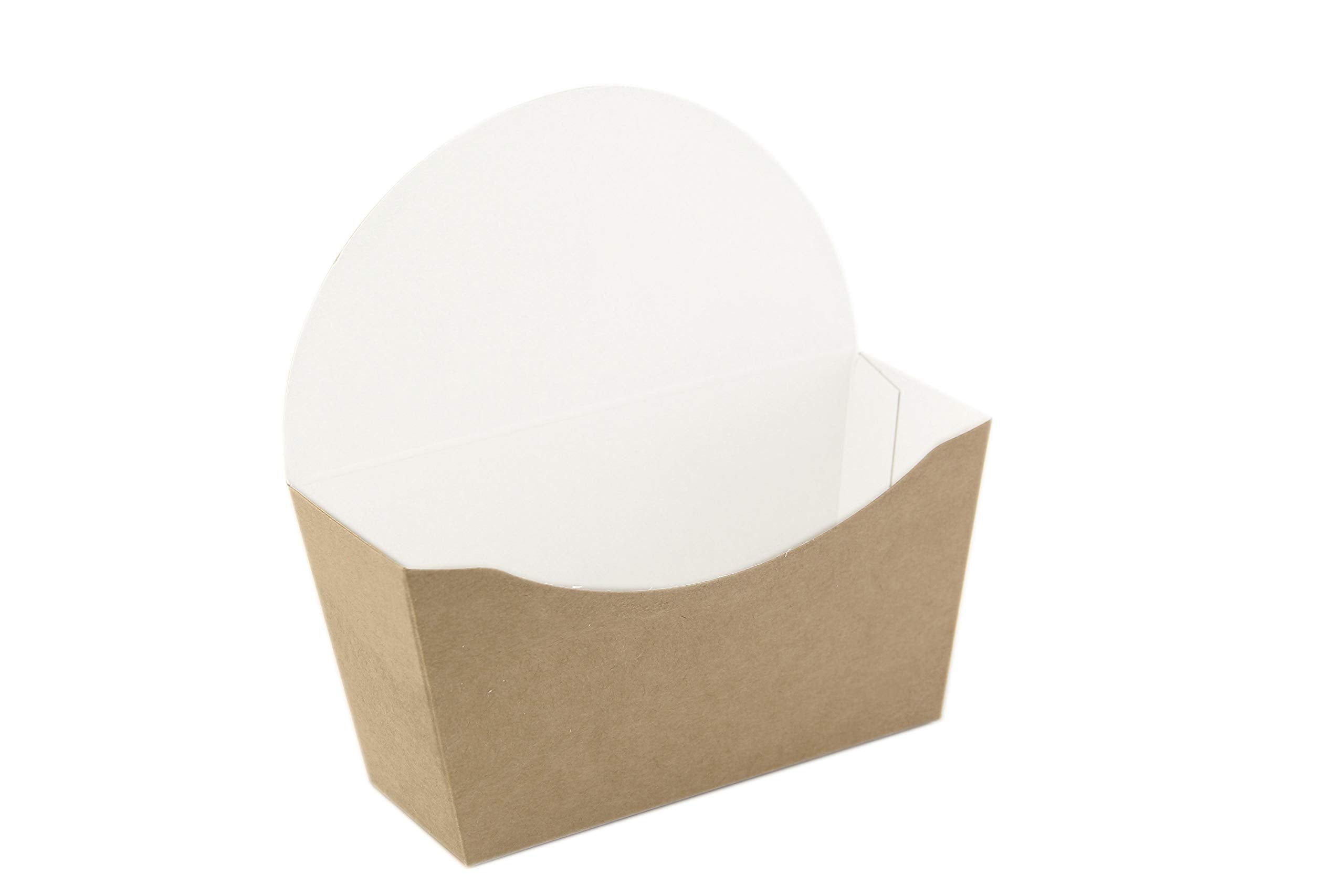 PacknWood 210CBAGL - Bagel Holder Container - Bagel Stand -take Out containers Disposable- Wooden Bagel Slicer - Bagel Keeper - 