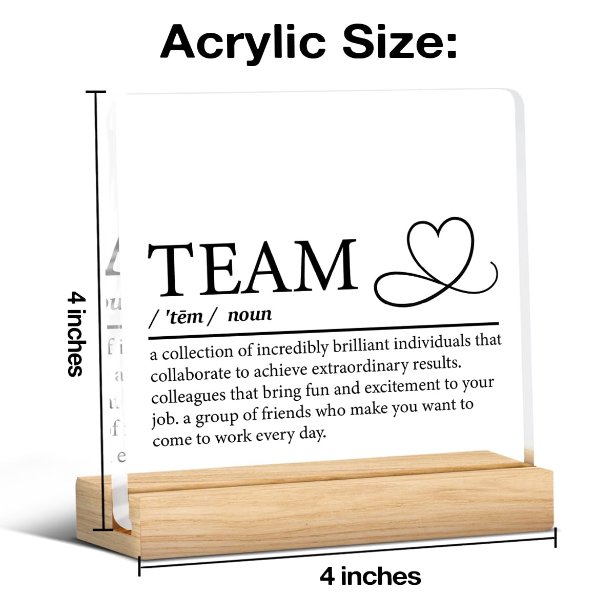 Team Appreciation Gifts for Coworkers Employees, Office Gifts for Women Men Staff Work Bestie Teachers Coaches, Teamwork Desk De