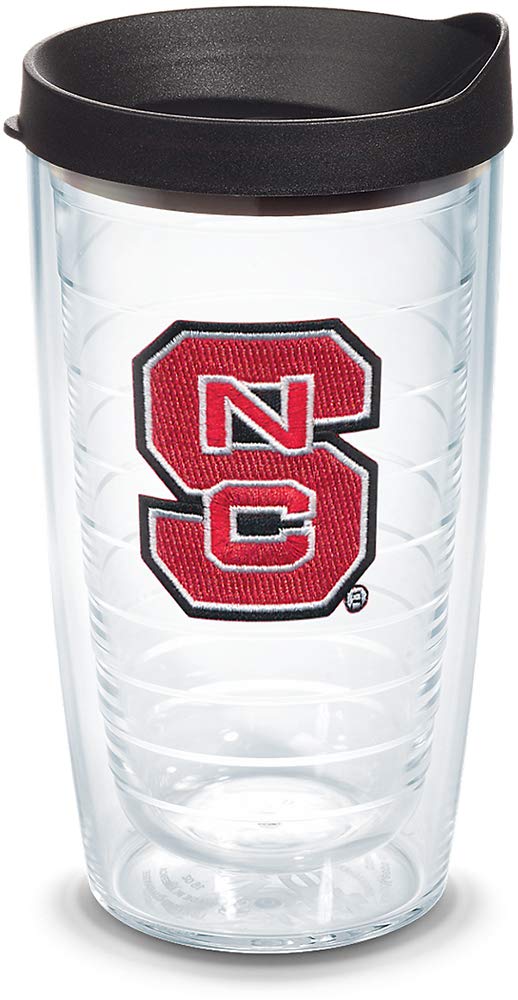 Tervis Made In Usa Double Walled North Carolina State Wolfpack Insulated Tumbler Cup Keeps Drinks Cold & Hot, 16Oz, Primary Logo
