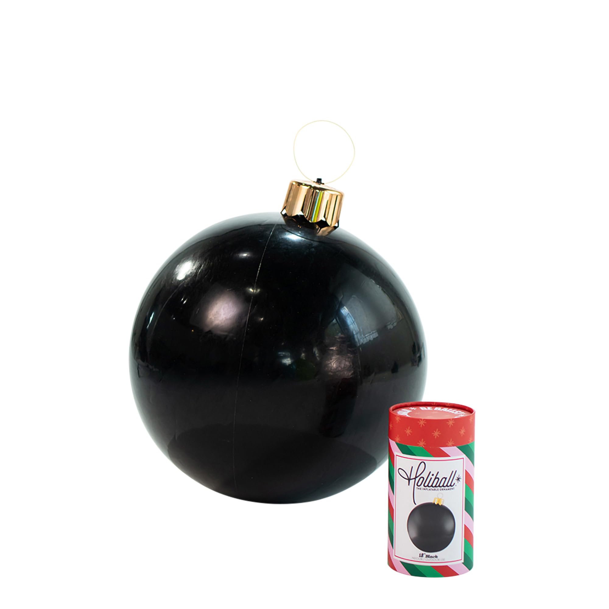 Holiball Inflatable Holiday Ornament - Ultimate Indoor/Outdoor Decoration - Reusable and Storage Friendly - for Weddings, Partie