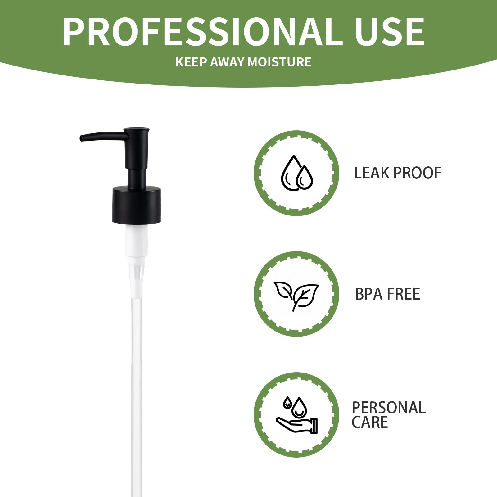 2Pack Pumps Lotion Soap Dispenser Replacement Pump For Your Liquid Soap, Lotion Or Dish Soap Refill Dispenser Kitchen Bathroom W