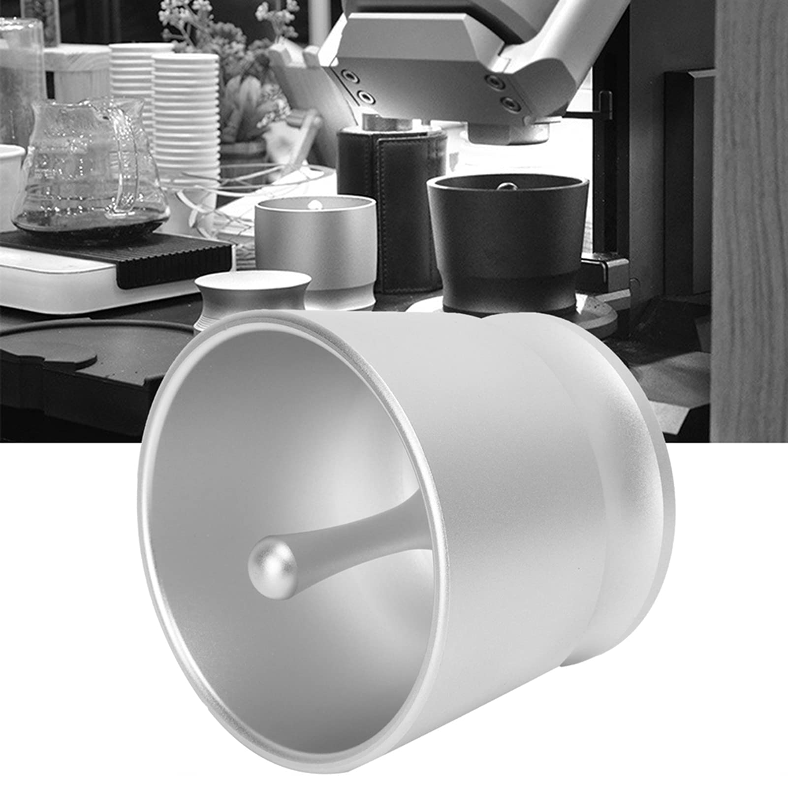 Dosing Cup 51Mm Aluminium Alloy Coffee Powder Picker Dosing Rings Press Coffee Accessories And Tools