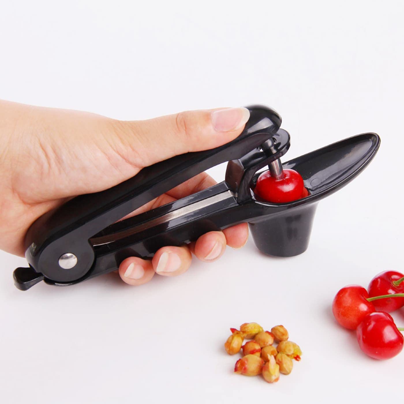 Aebor 2Pcs Cherry Pitter Tool, Cherry Pit Remover Tool, Multi-Function Fruit Corer And Pitter Remover, Cherry Corer Pitter Tool