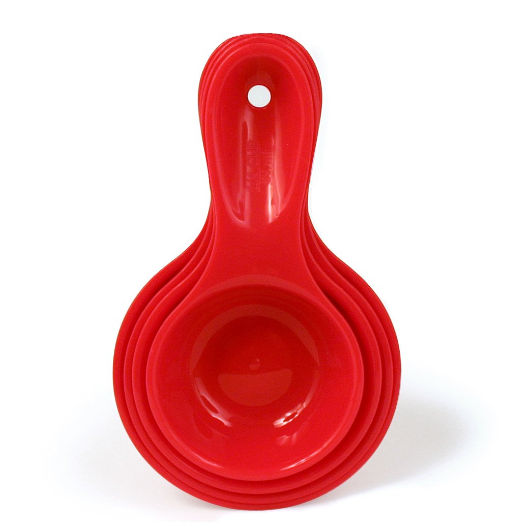 Preserve Measuring Cups Kitchen Supplies, 1 Ea, Red