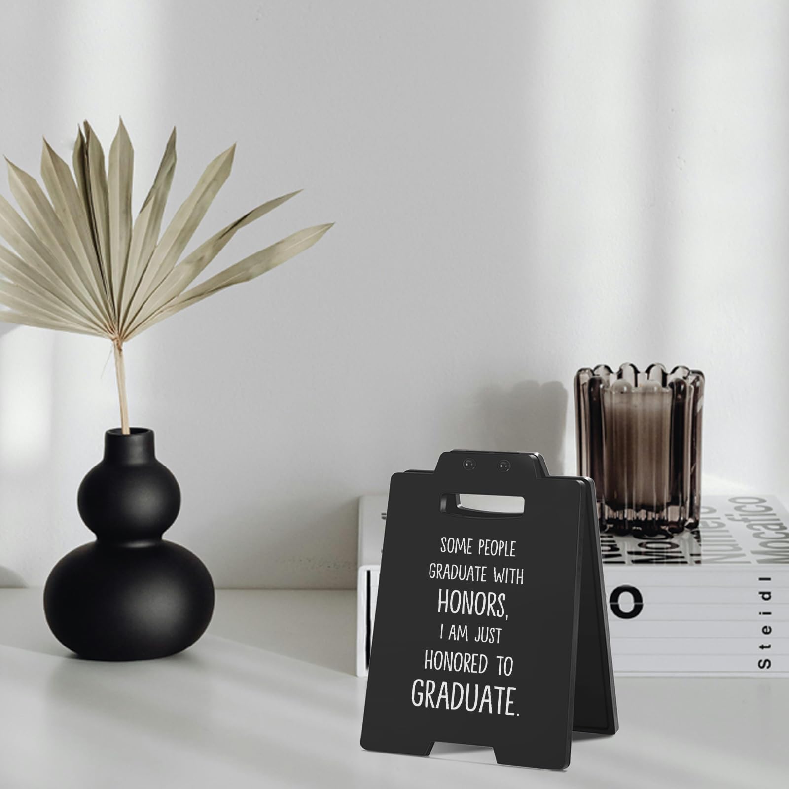 Funny Graduation Gifts for Friends, Congratulations Gift for Her, Him College Graduates - Sarcastic Graduation Sign - Ideal for