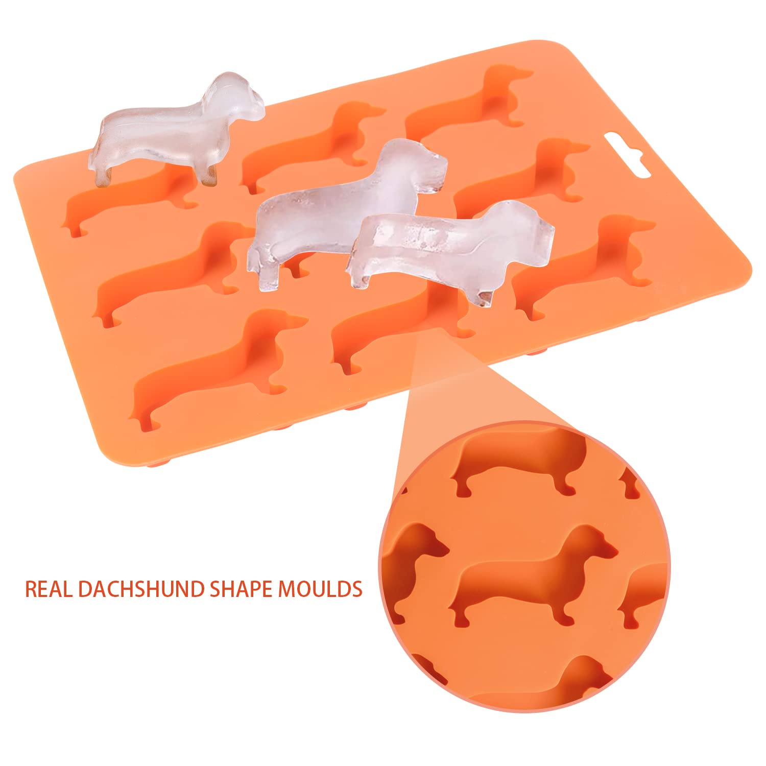 Weiner Dog Gift,Weiner Dog Ice Cube Tray,Dachshund Silicone Mold,Weiner Socks,Dachshund Coasters For Drinks,Dachshund Decor,Wien
