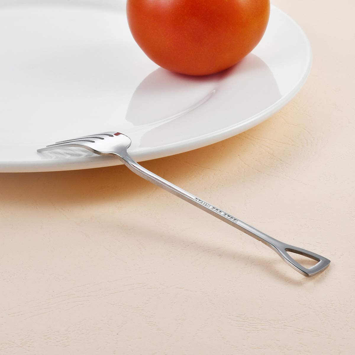 Nmqlx Dessert Fork Set, 8 Pcs 4.7'' Stainless Steel Salad Forks, Cake Fruit Fork Set For Home, Kitchen Or Restaurant