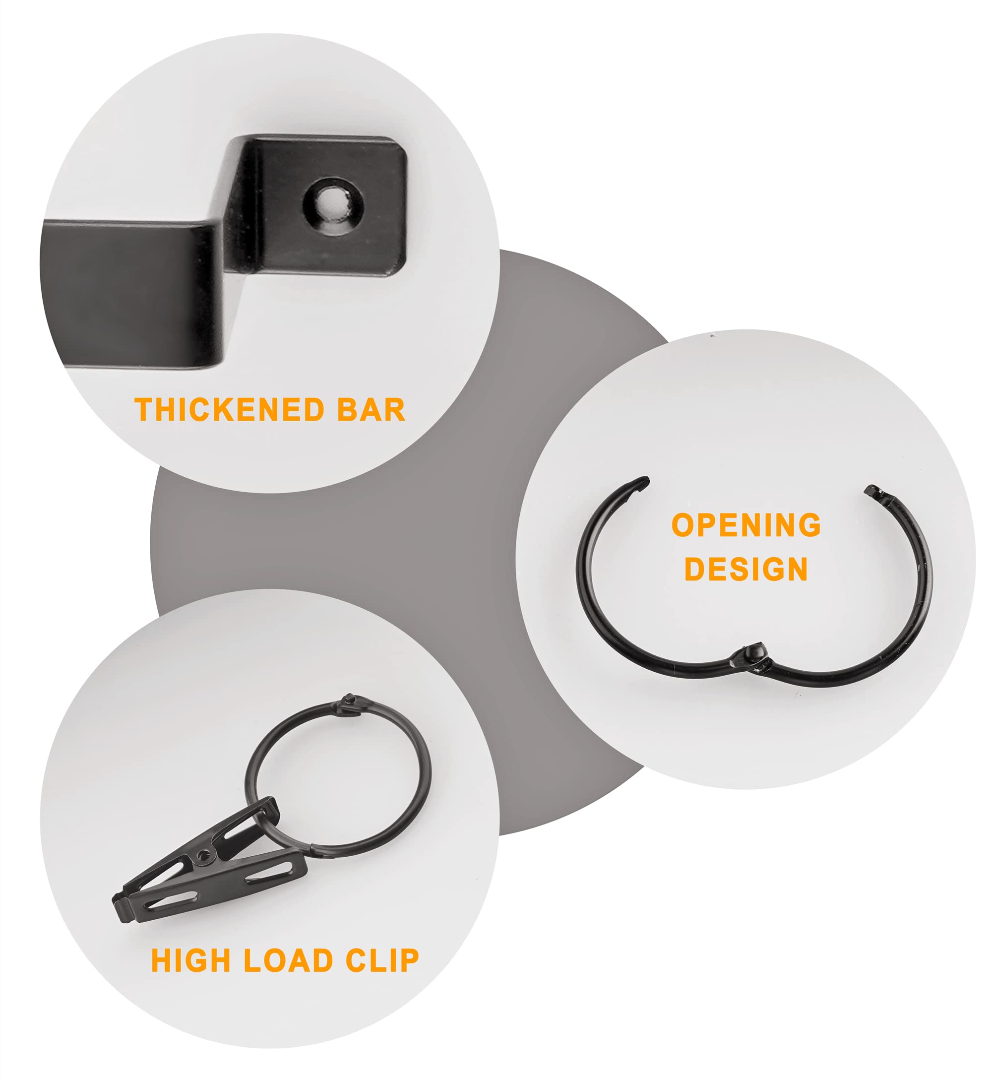 Yeavs Hat Rack For Wall Baseball Cap Set Of 2, Metal Hat Hanger With Hooks, Wall Mount Cowboy Hat Storage Display Sock Scarf Org