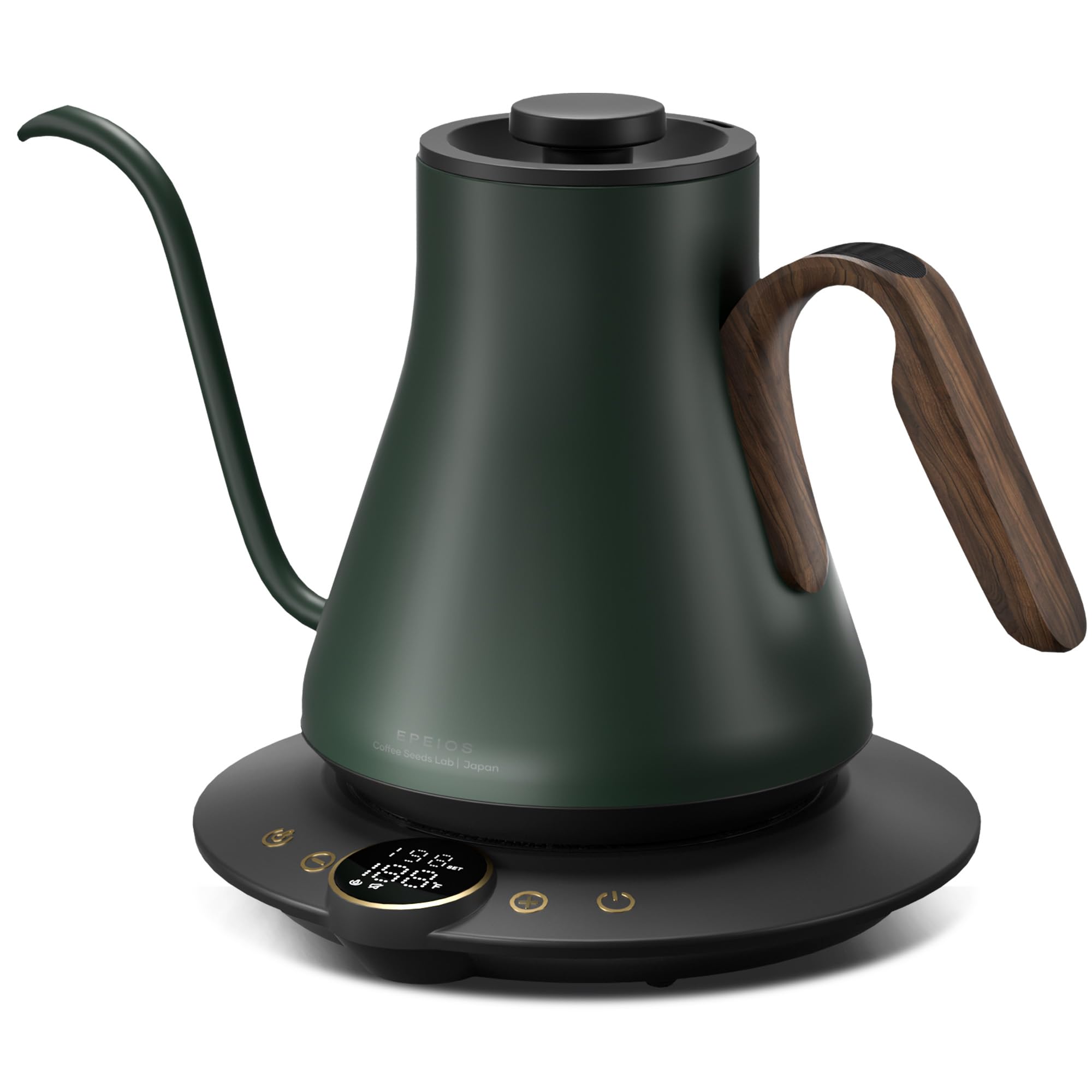 INTASTING Gooseneck Electric Kettle with 1? Temperature Control for Pour Over Coffee & Tea, Quick Heating, BPA-Free Stainless St