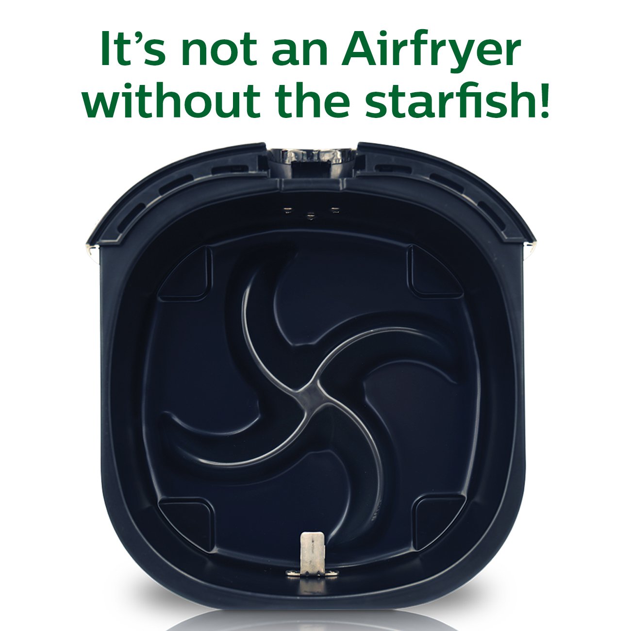 Philips Starfish Technology Airfryer With Cookbook, White - 1.8Lb/2.75Qt- Hd9220/58