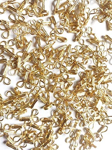 On Blow 120 Pcs Golden Color Pure Brass Blouse Hooks For Ladies Blouses, Dresses, ChuridarS, ChildrenS Dresses, Frocks, Gowns