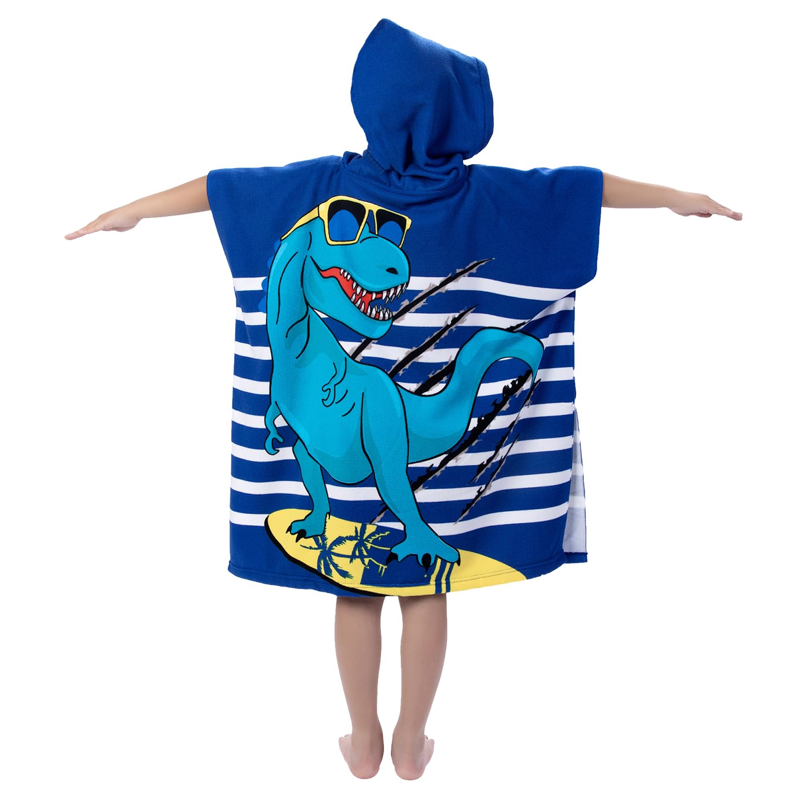 Growell Hooded Kids Beach Towels  Toddler Bath Towel Girls Boys Swim CoverUps For Ages 1 To 6 Kids Pool Towels Quick Dry Light